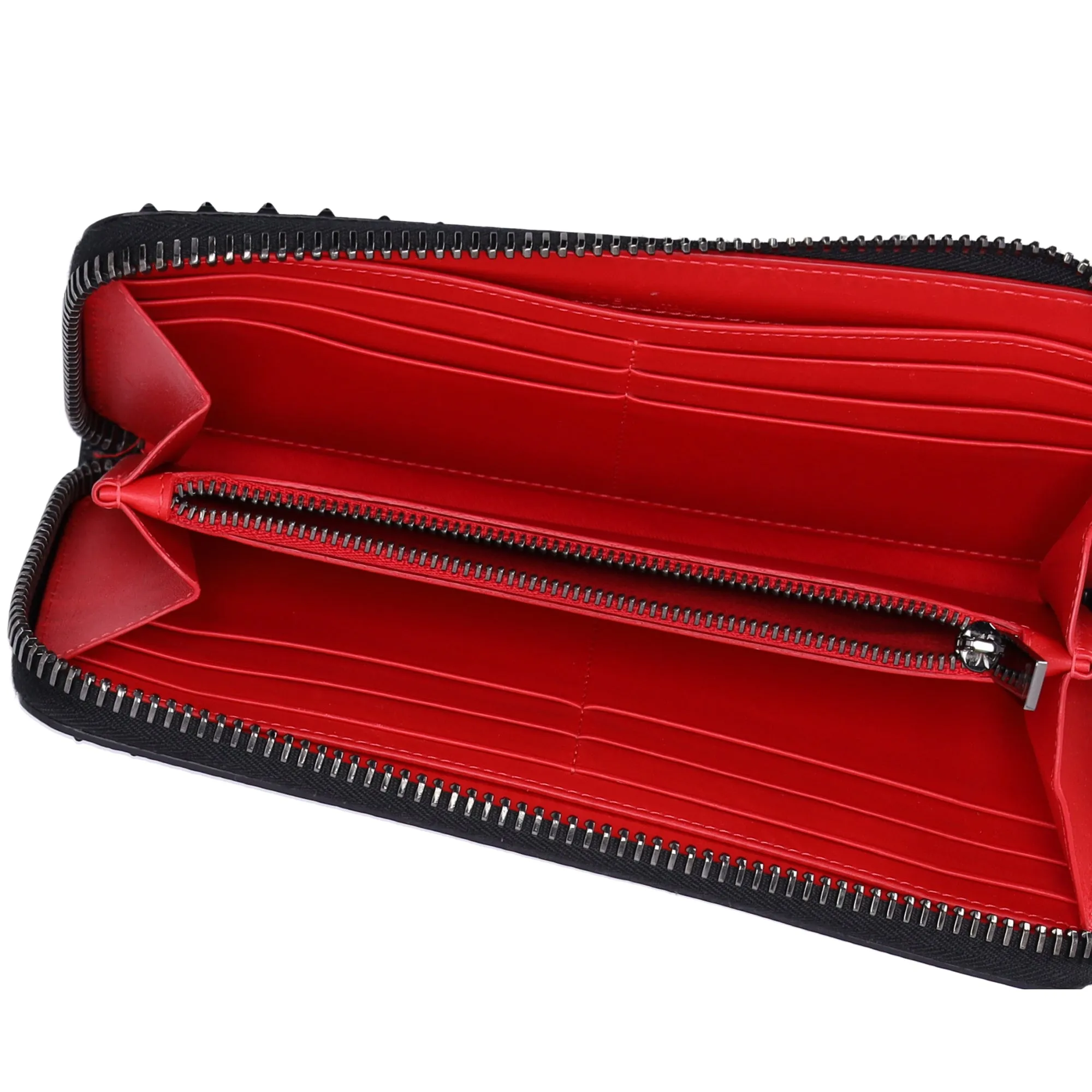 Christian Louboutin Panettone Long Wallet Black Leather Spiked sold by Gaby's Bags product image thumbnail 5