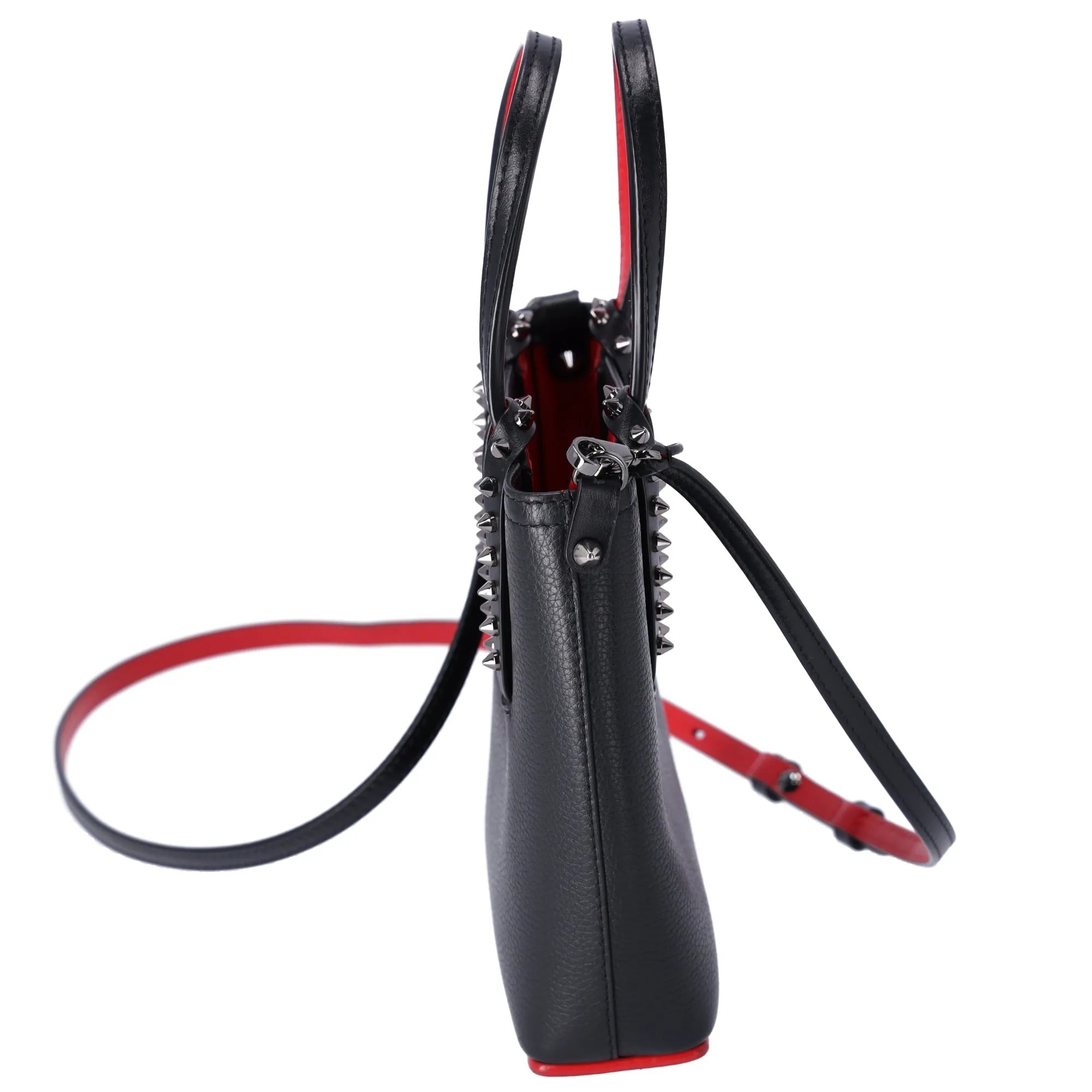 Christian Louboutin Cabata North South Mini Tote Bag Crossbody Black Leather sold by Gaby's Bags product image thumbnail 2