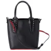 Christian Louboutin Cabata North South Mini Tote Bag Crossbody Black Leather sold by Gaby's Bags