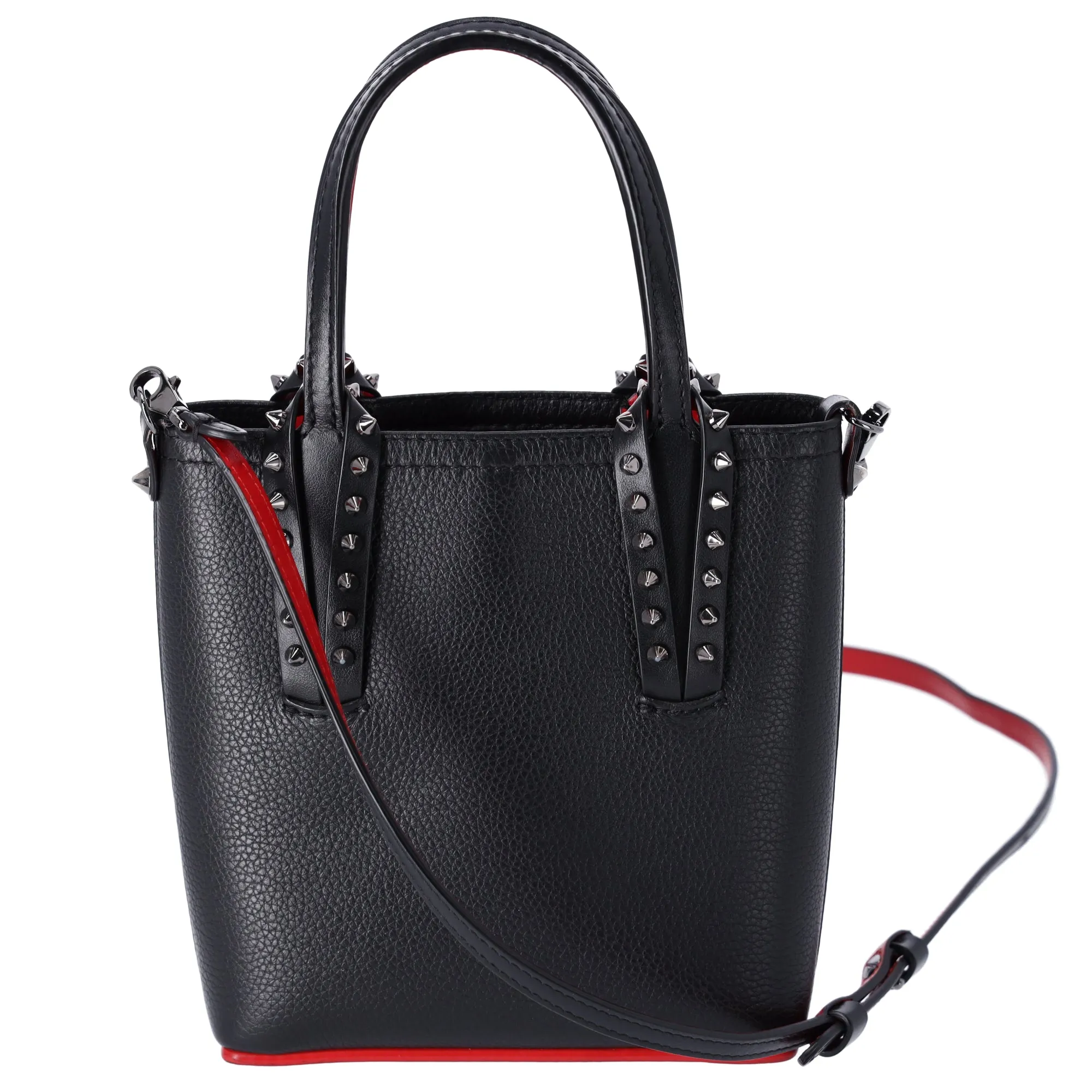 Christian Louboutin Cabata North South Mini Tote Bag Crossbody Black Leather sold by Gaby's Bags product image thumbnail 3