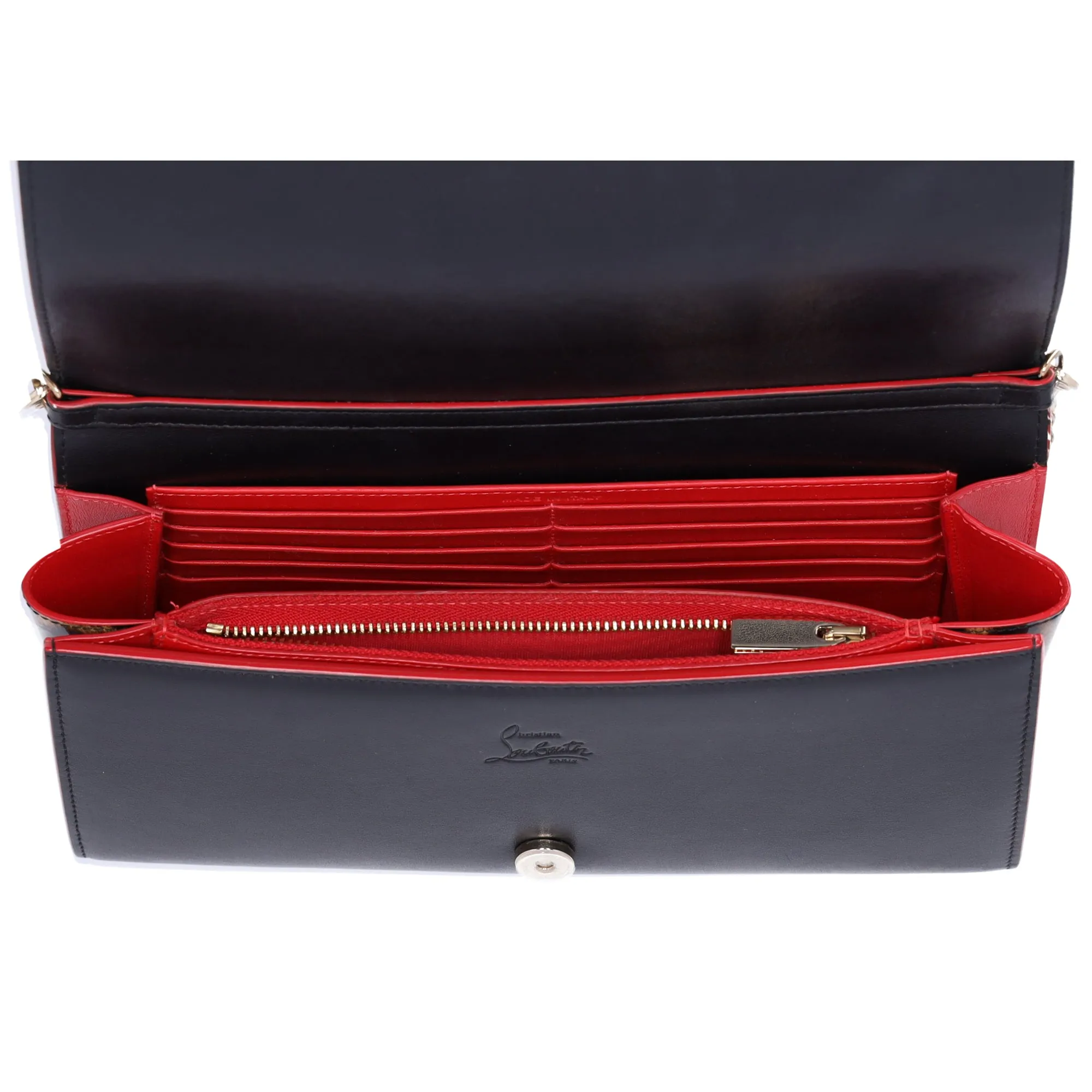 Christian Louboutin Paloma Clutch Crossbody Bag 1165081 Black Leopard sold by Gaby's Bags product image thumbnail 5