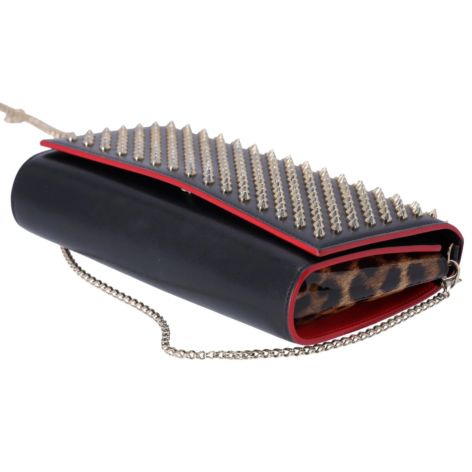 Christian Louboutin Paloma Clutch Crossbody Bag 1165081 Black Leopard sold by Gaby's Bags product image thumbnail 3