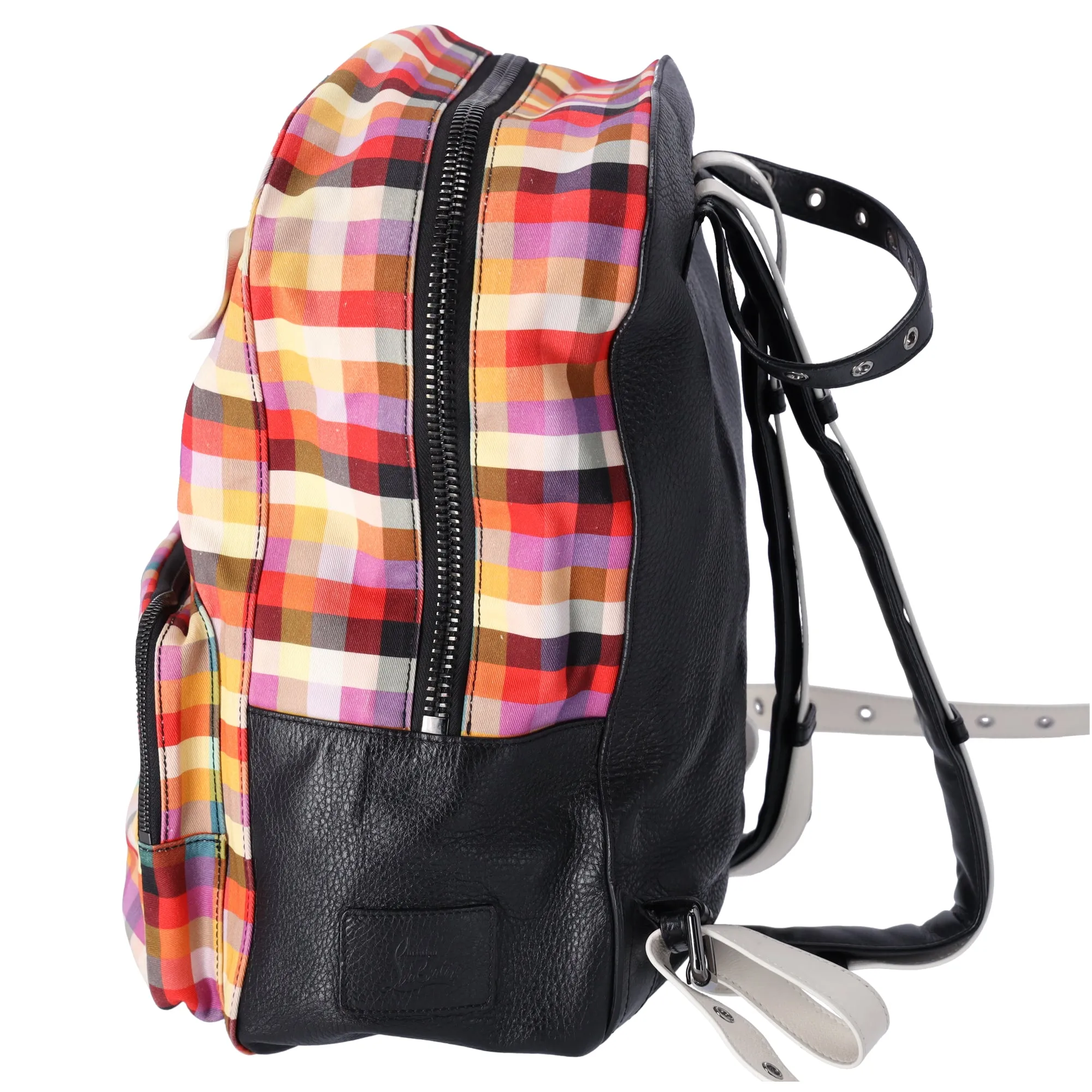 Christian Louboutin Aliosha Backpack Nylon Carreaux Multicolor Plaid sold by Gaby's Bags product image thumbnail 4