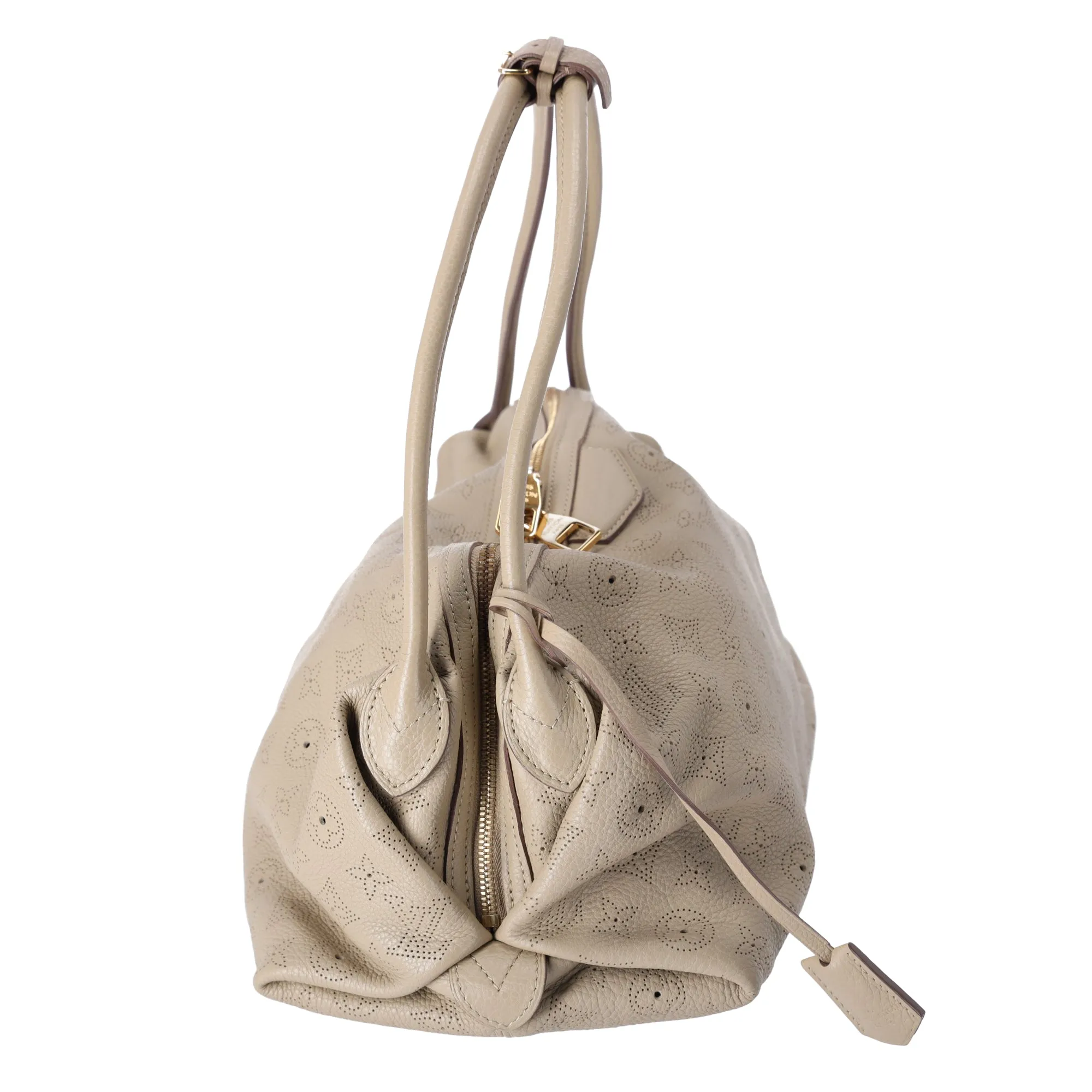 Louis Vuitton Galatea MM Mahina Handbag M93825 Sable Leather sold by Gaby's Bags product image thumbnail 2