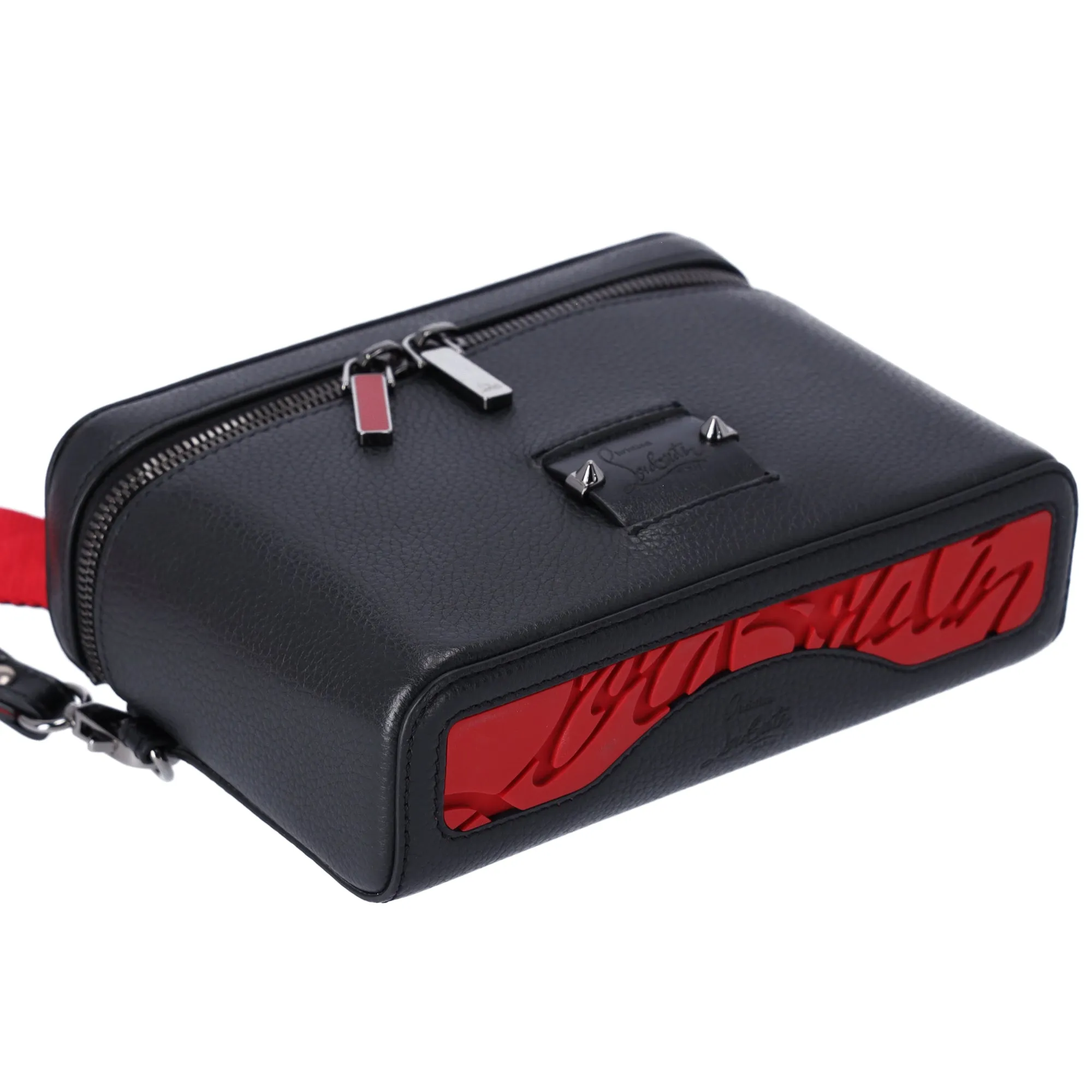 Christian Louboutin Kipi Pouch Small Vanity Shoulder Bag Black Leather sold by Gaby's Bags product image thumbnail 5