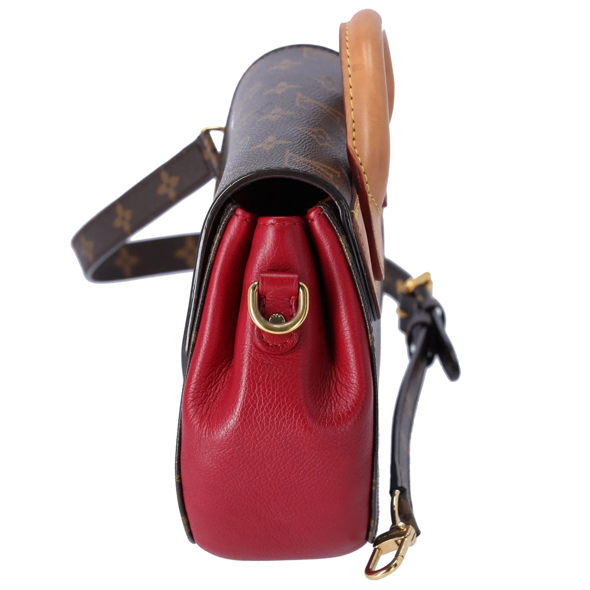 Louis Vuitton Eden PM Monogram Shoulder Bag M40731 Rouge Monogram Canvas sold by Gaby's Bags product image thumbnail 2