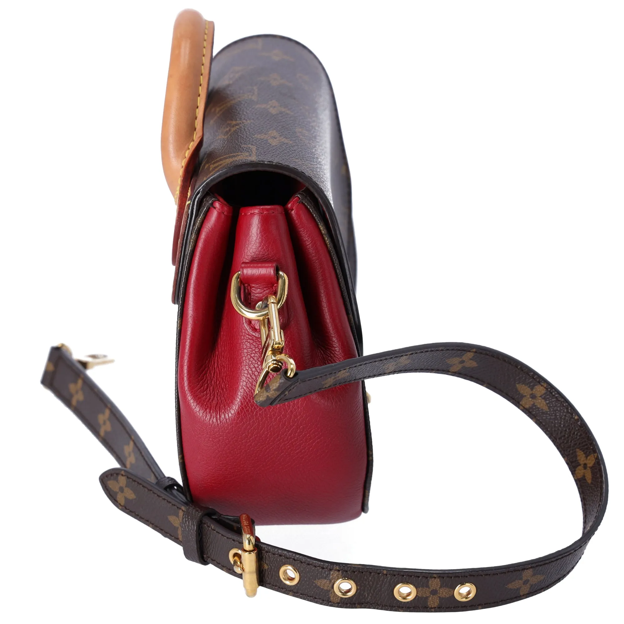 Louis Vuitton Eden PM Monogram Shoulder Bag M40731 Rouge Monogram Canvas sold by Gaby's Bags product image thumbnail 4