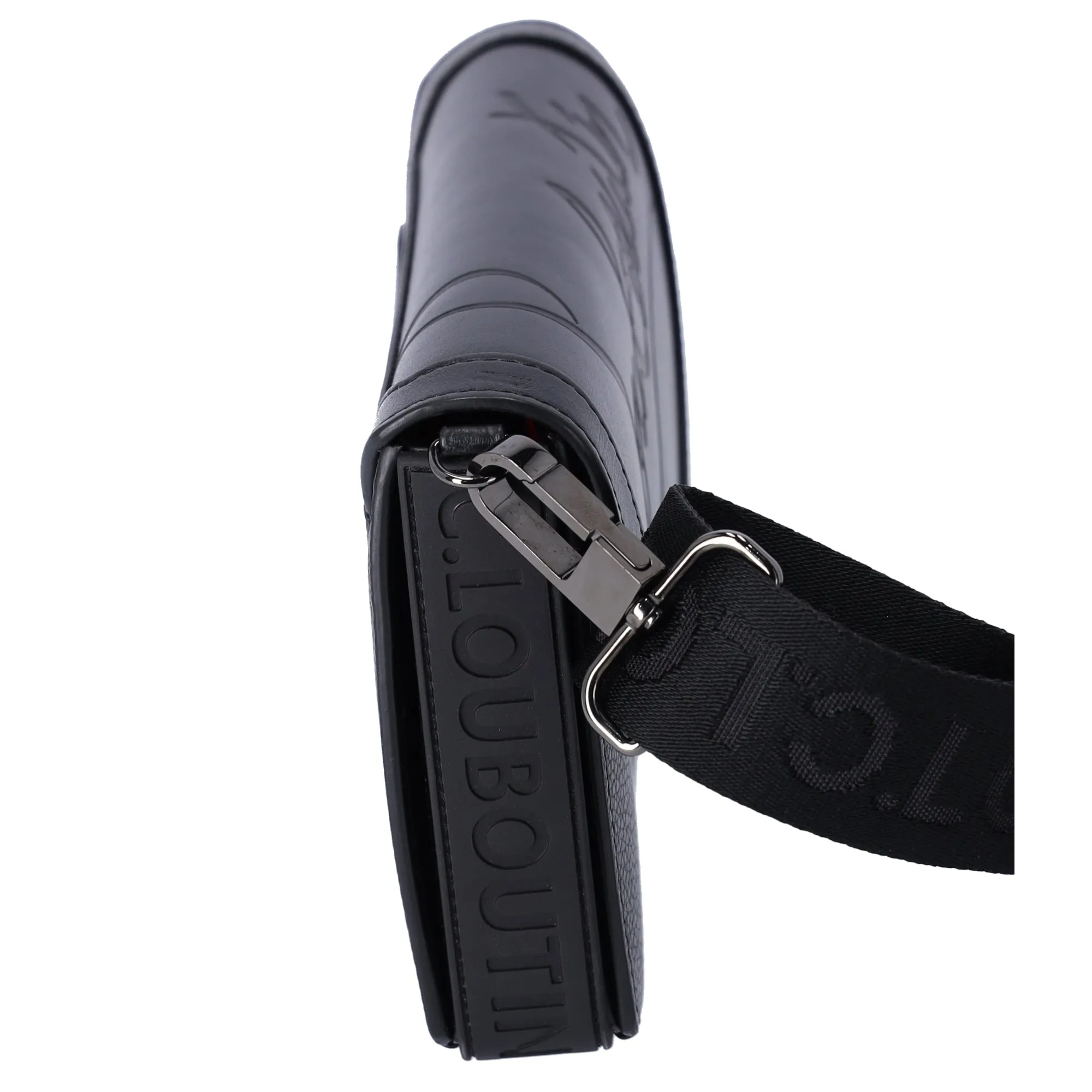 Christian Louboutin Explorer Trunk Wallet Crossbody 3235297B260 Black Leather sold by Gaby's Bags product image thumbnail 4