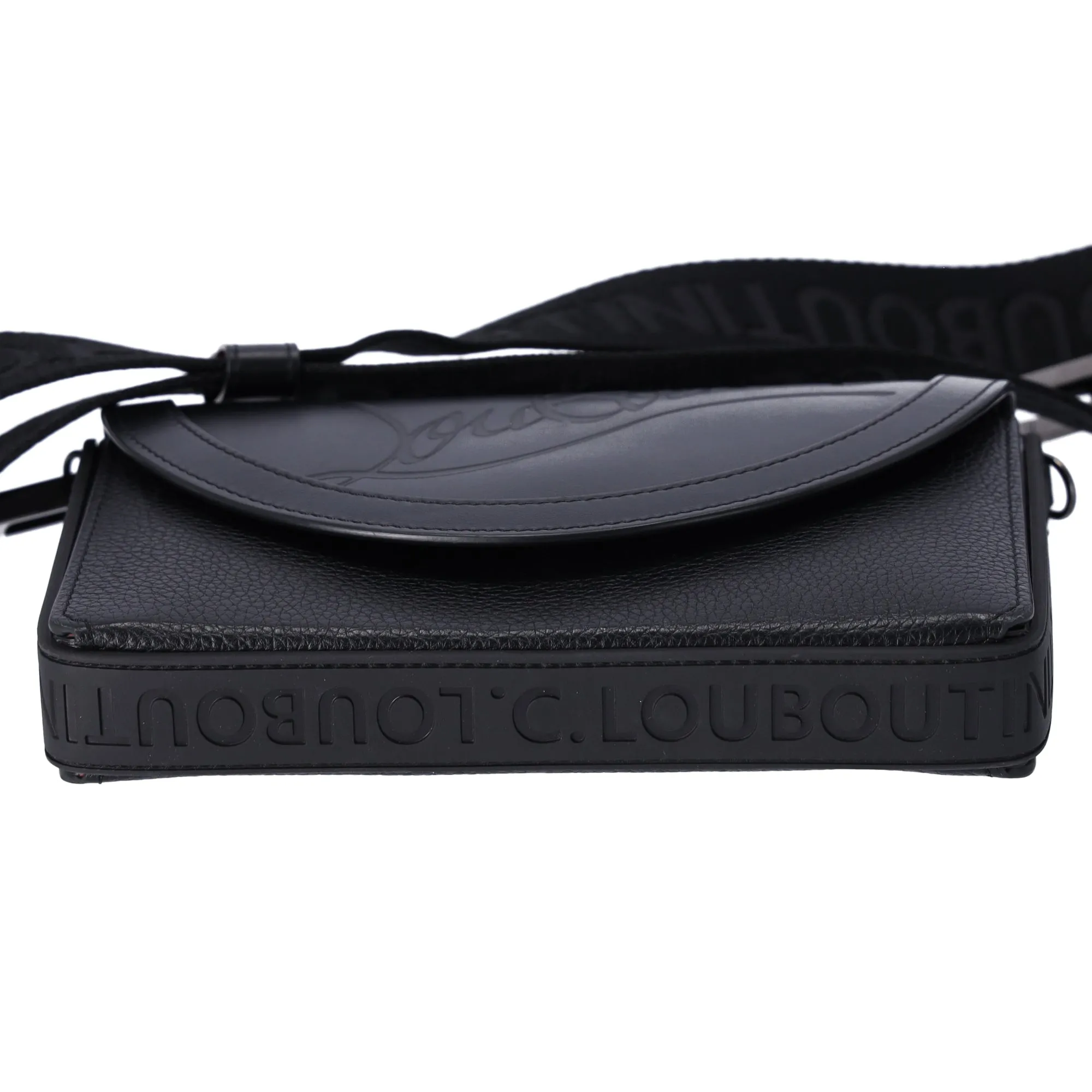 Christian Louboutin Explorer Trunk Wallet Crossbody 3235297B260 Black Leather sold by Gaby's Bags product image thumbnail 5