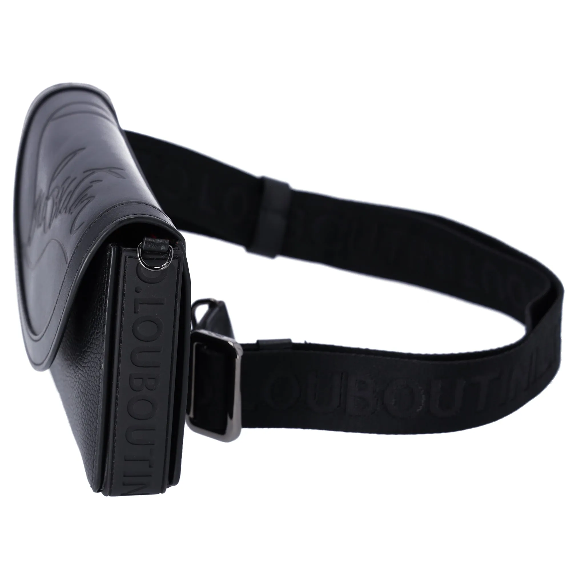 Christian Louboutin Explorer Trunk Wallet Crossbody 3235297B260 Black Leather sold by Gaby's Bags product image thumbnail 2