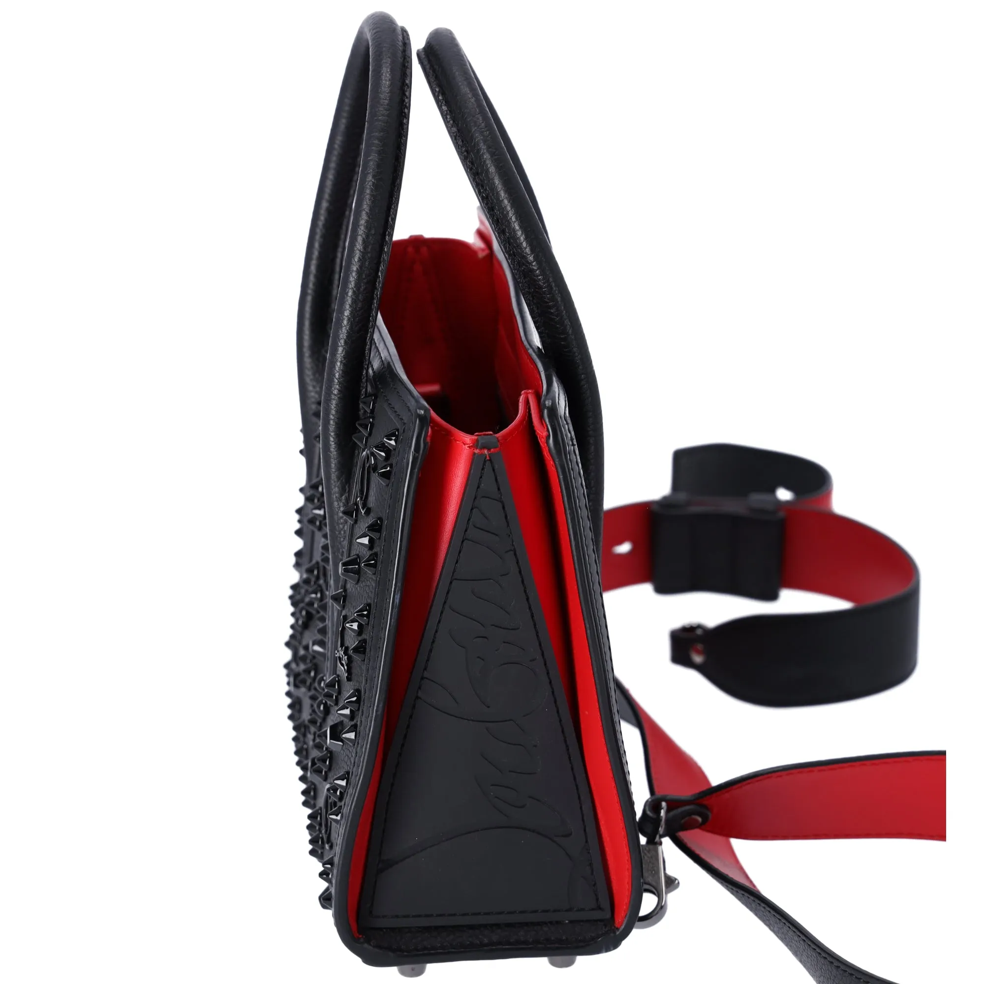 Christian Louboutin Paloma S Mini Handbag Black on Black Studded Leather sold by Gaby's Bags product image thumbnail 2