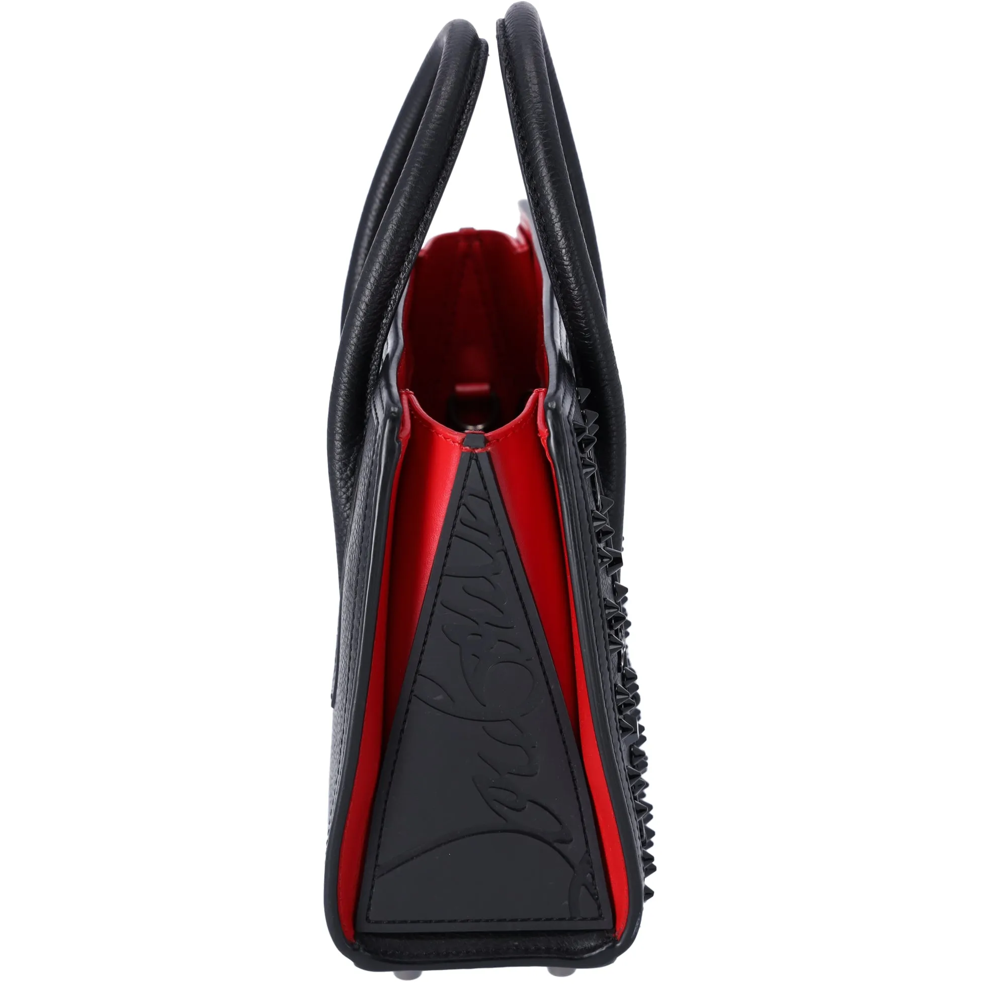 Christian Louboutin Paloma S Mini Handbag Black on Black Studded Leather sold by Gaby's Bags product image thumbnail 4