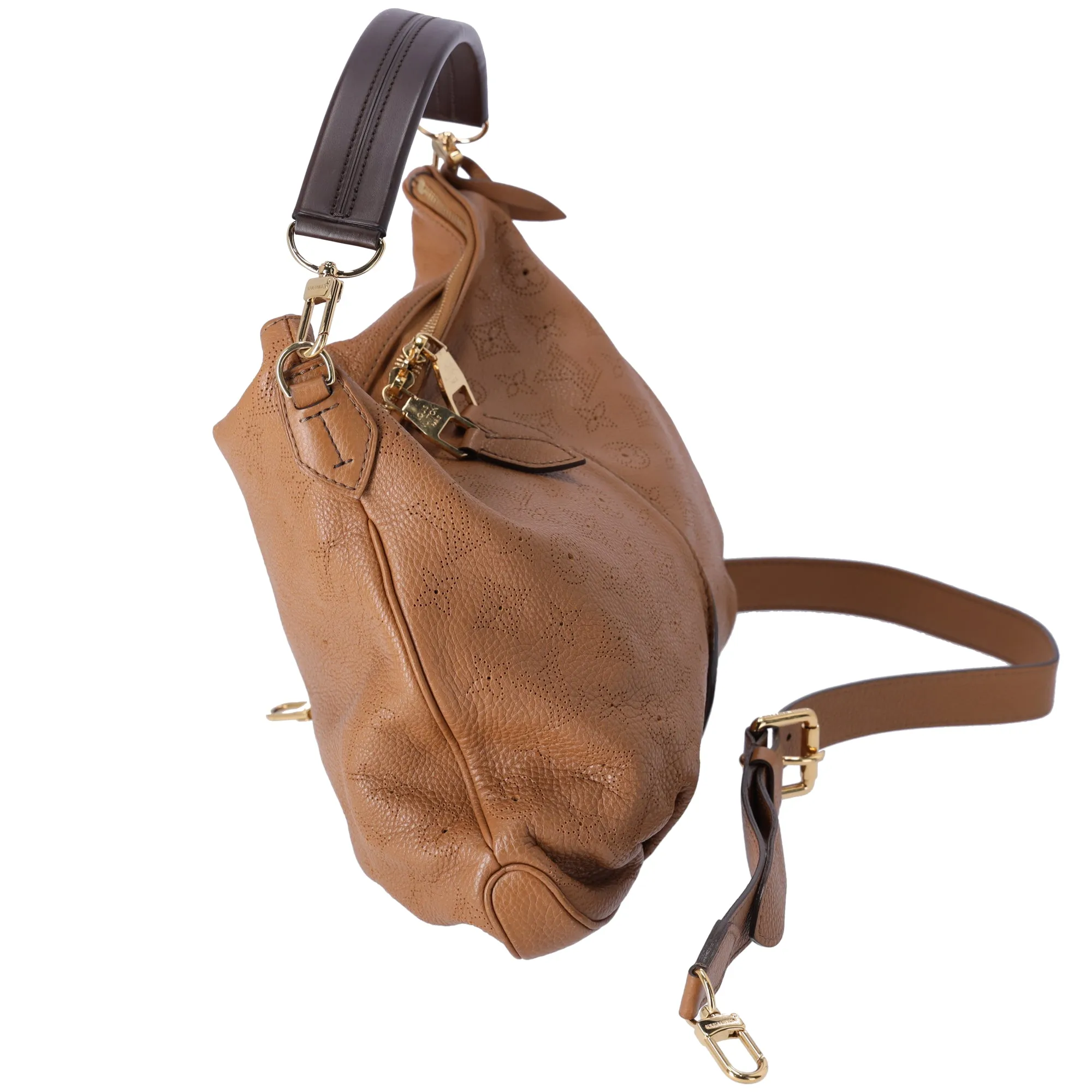 Louis Vuitton Selene PM Mahina Shoulder Bag M94212 Caramel Leather sold by Gaby's Bags product image thumbnail 2