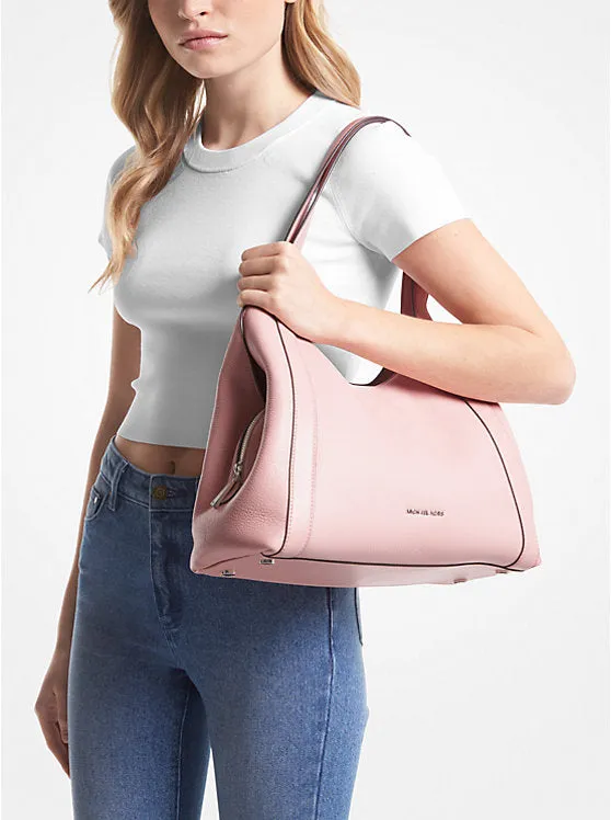 Michael Kors Rosemary Large Hobo Shoulder Bag Tote Pink Pebbled Leather sold by Gaby's Bags product image thumbnail 5