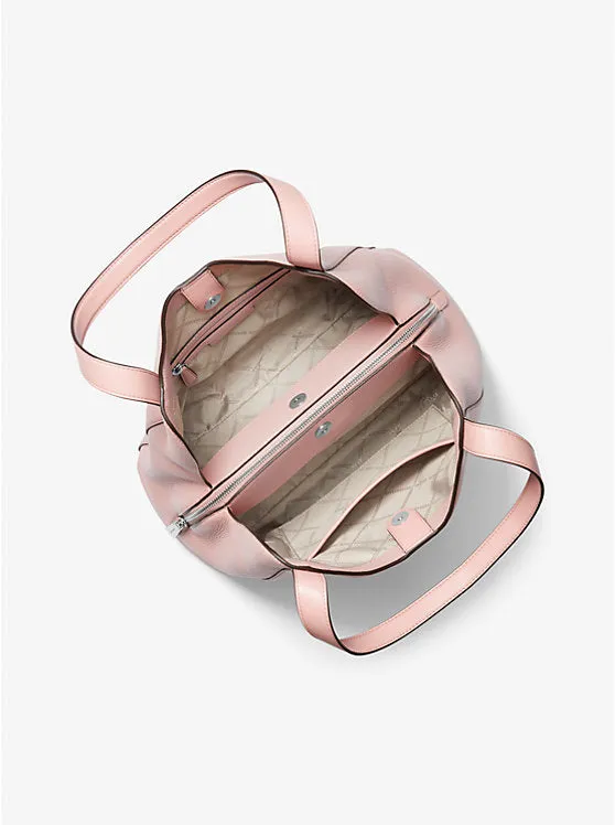 Michael Kors Rosemary Large Hobo Shoulder Bag Tote Pink Pebbled Leather sold by Gaby's Bags product image thumbnail 3