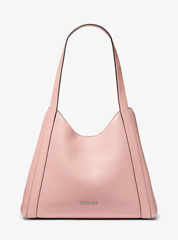 Michael Kors Rosemary Large Hobo Shoulder Bag Tote Pink Pebbled Leather sold by Gaby's Bags