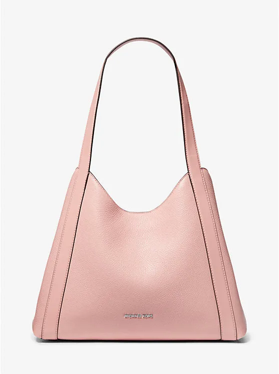 Michael Kors Rosemary Large Hobo Shoulder Bag Tote Pink Pebbled Leather sold by Gaby's Bags