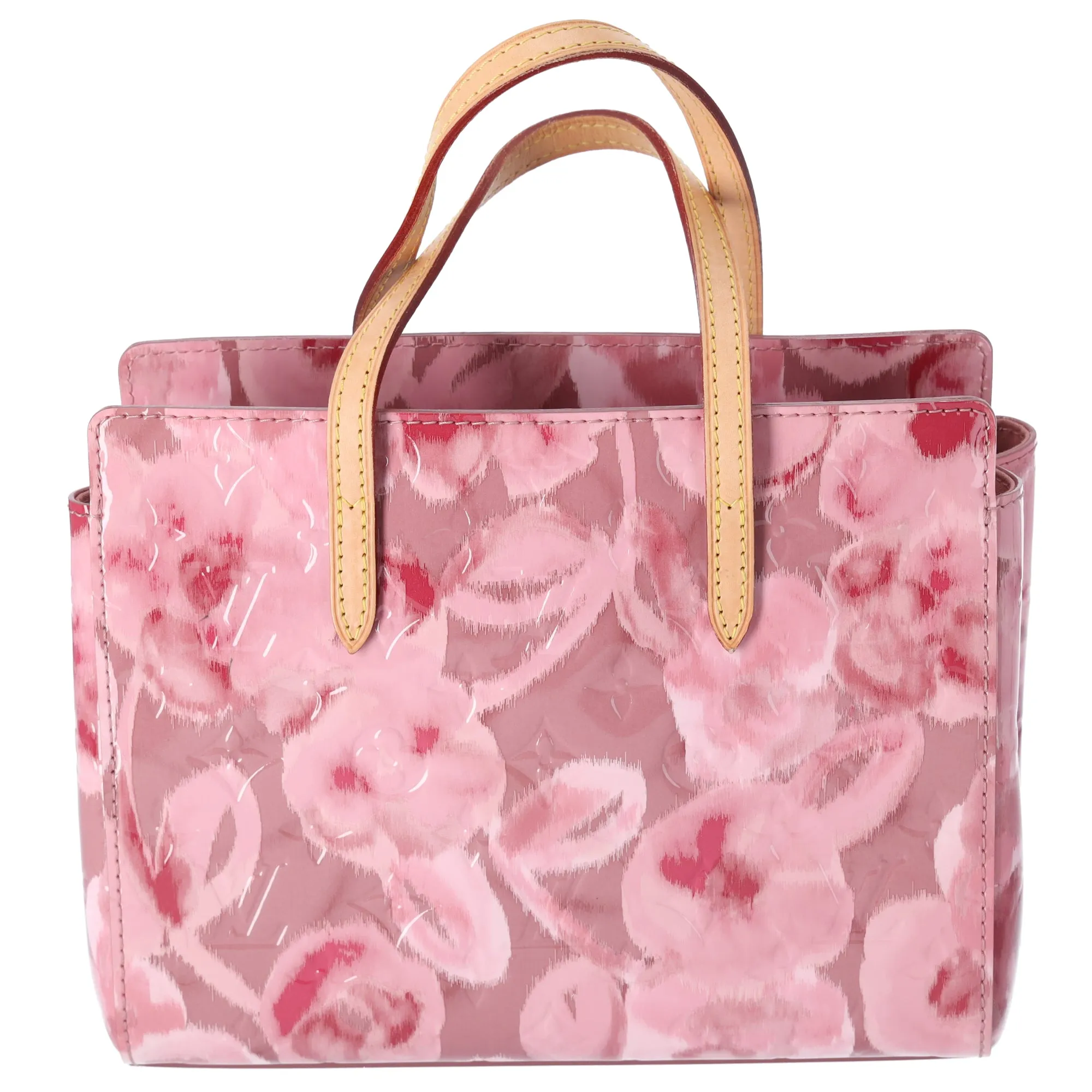 Louis Vuitton Catalina BB Monogram Ikat Tote Bag M90040 Rose Velours Floral sold by Gaby's Bags product image thumbnail 3