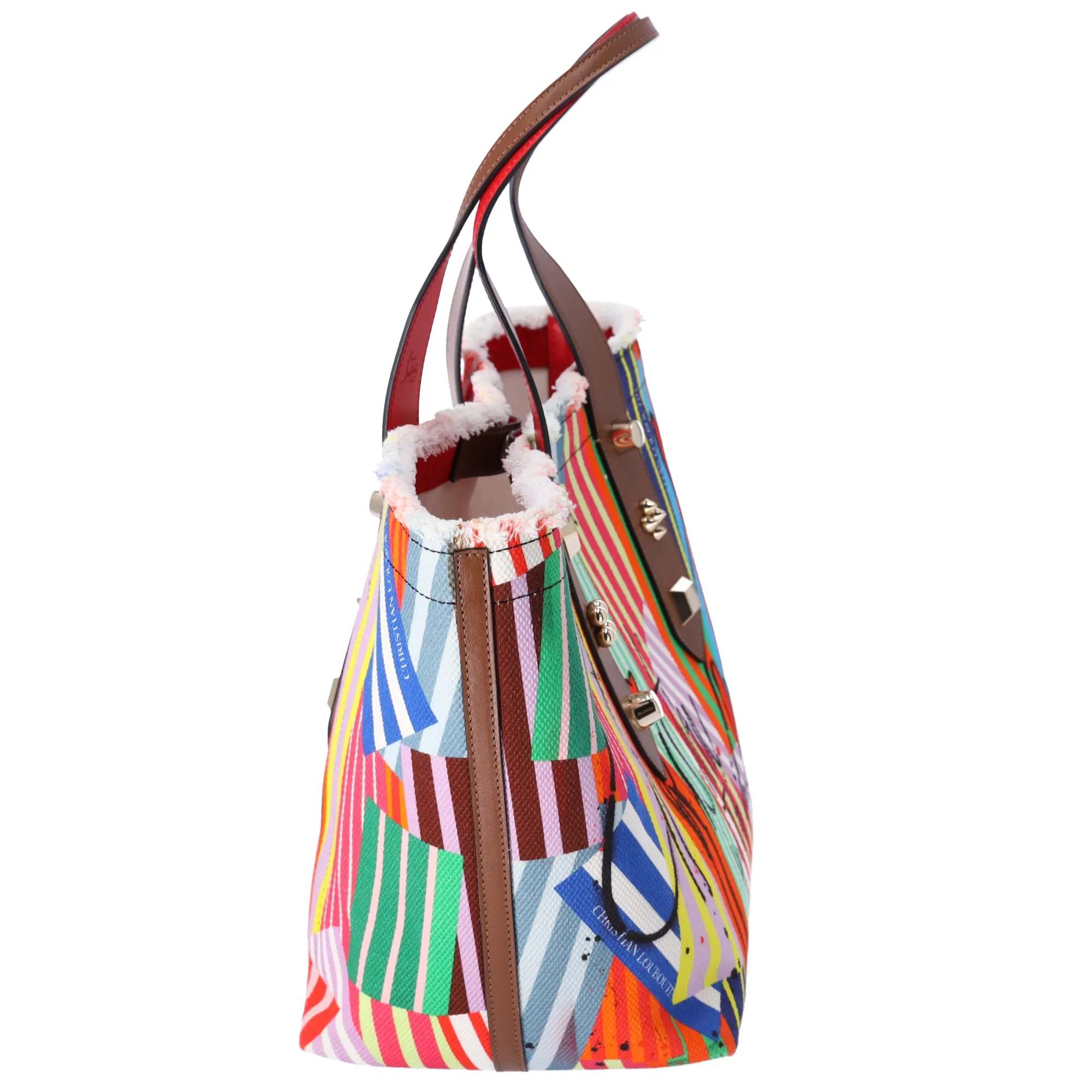Christian Louboutin Frangibus Medium Tote Canvas Leather Multicolor sold by Gaby's Bags product image thumbnail 4