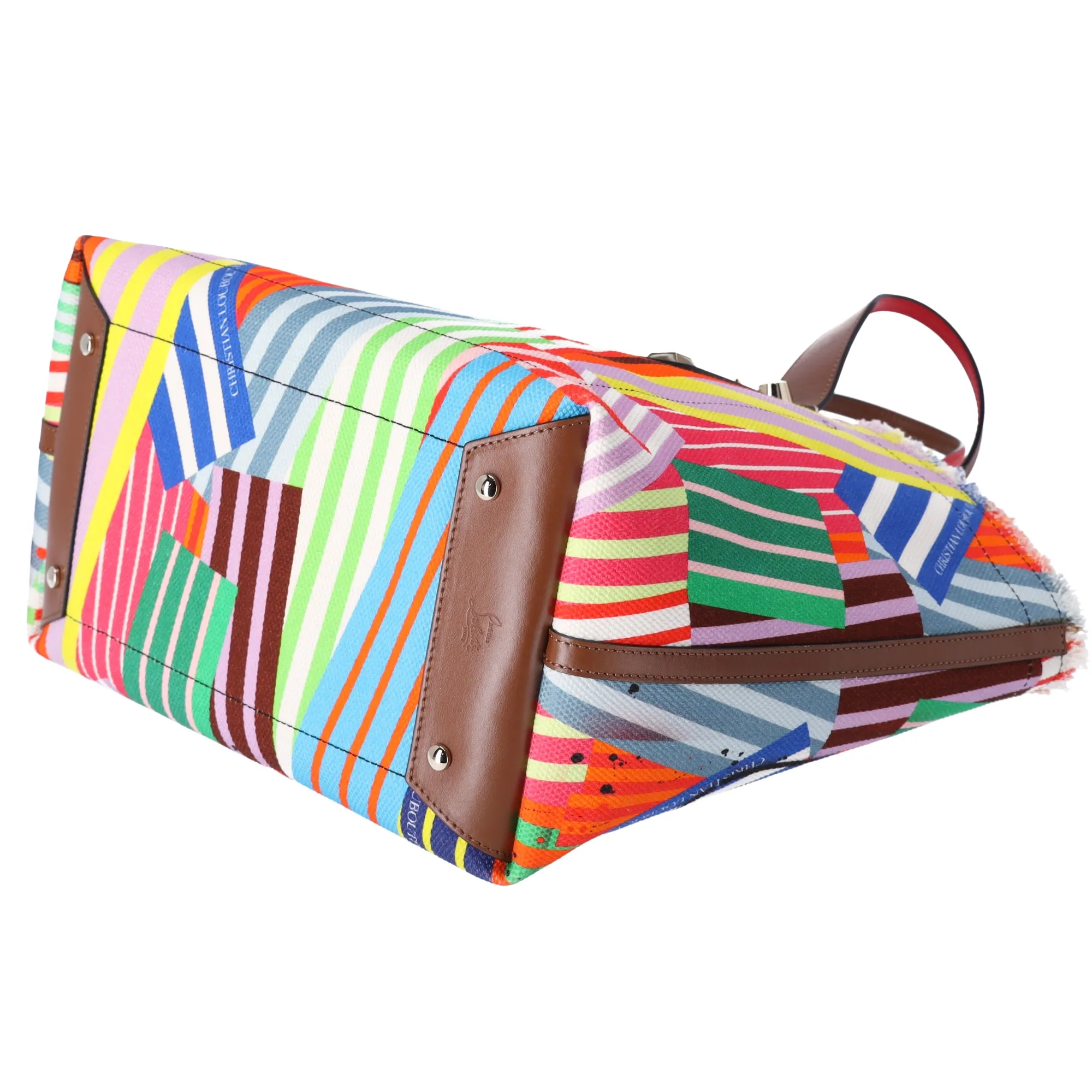 Christian Louboutin Frangibus Medium Tote Canvas Leather Multicolor sold by Gaby's Bags product image thumbnail 5