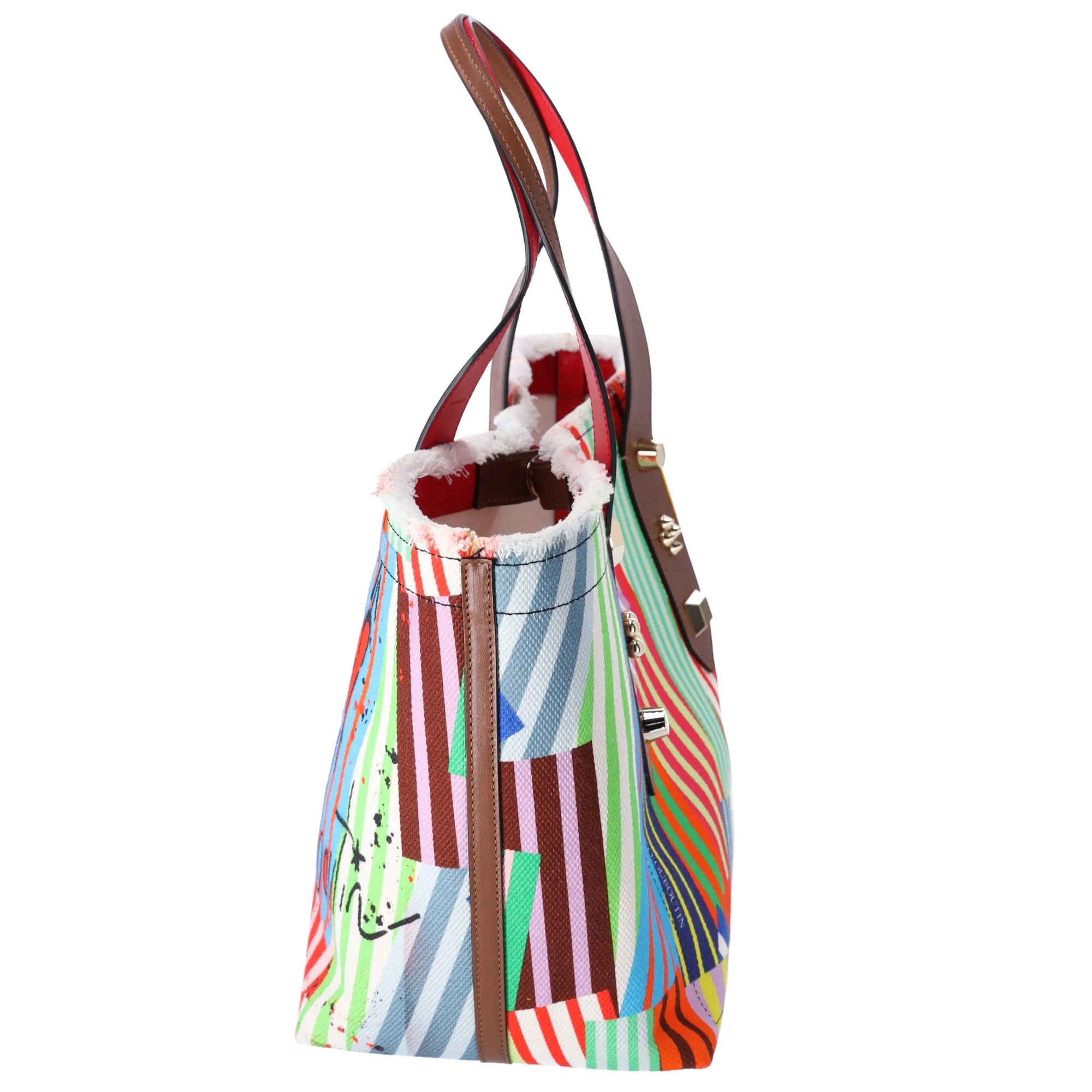 Christian Louboutin Frangibus Medium Tote Canvas Leather Multicolor sold by Gaby's Bags product image thumbnail 2