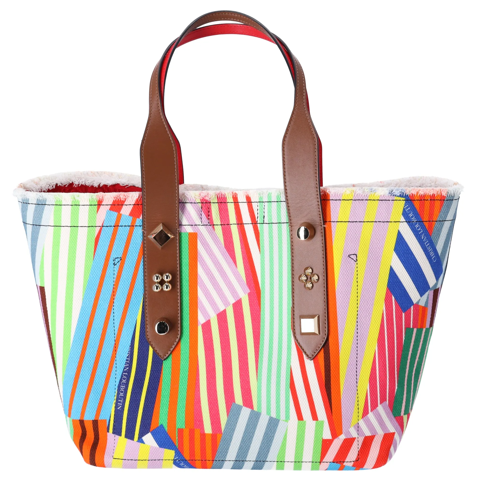 Christian Louboutin Frangibus Medium Tote Canvas Leather Multicolor sold by Gaby's Bags product image thumbnail 3