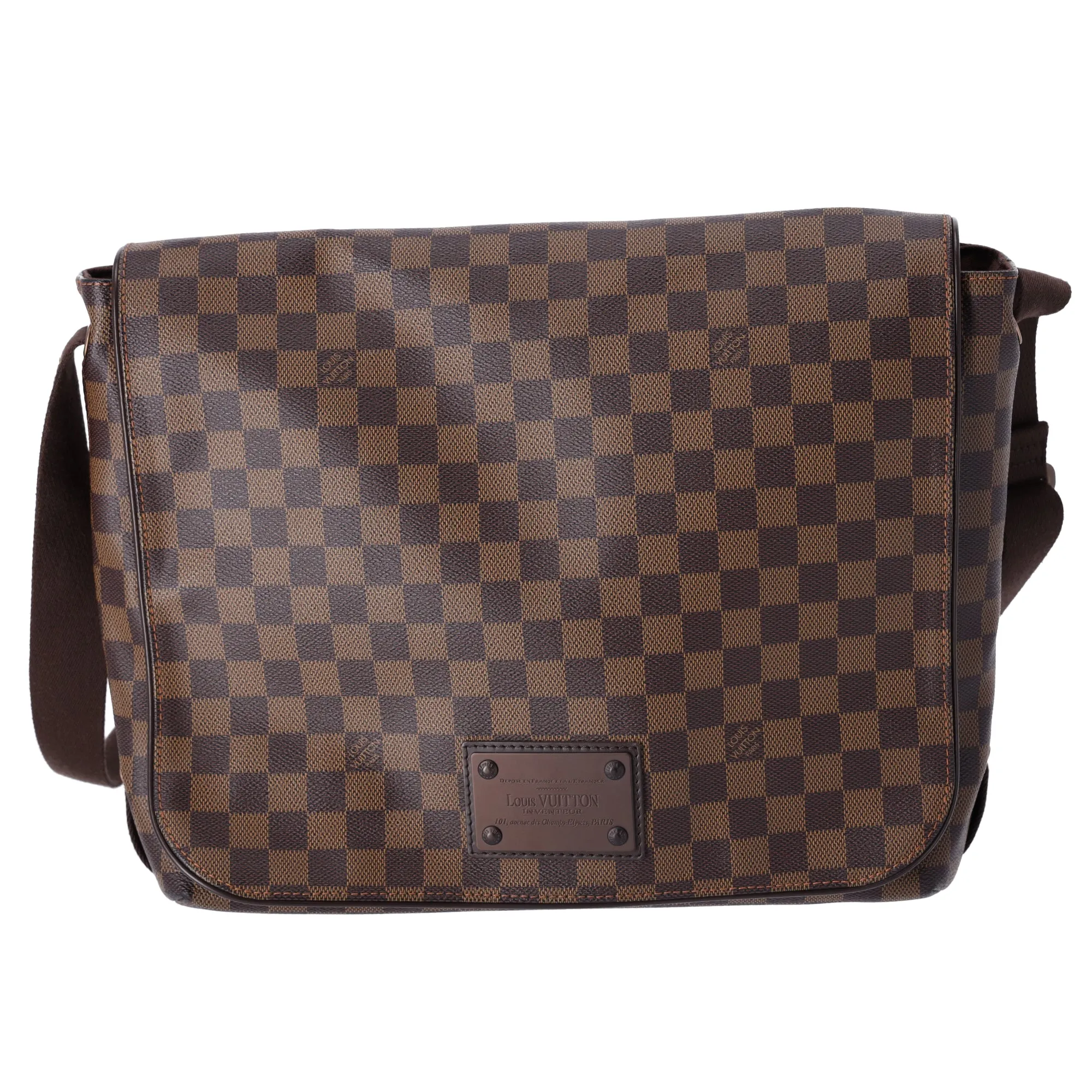 Louis Vuitton Brooklyn GM Damier Ebene Messenger Shoulder Bag N51212 sold by Gaby's Bags