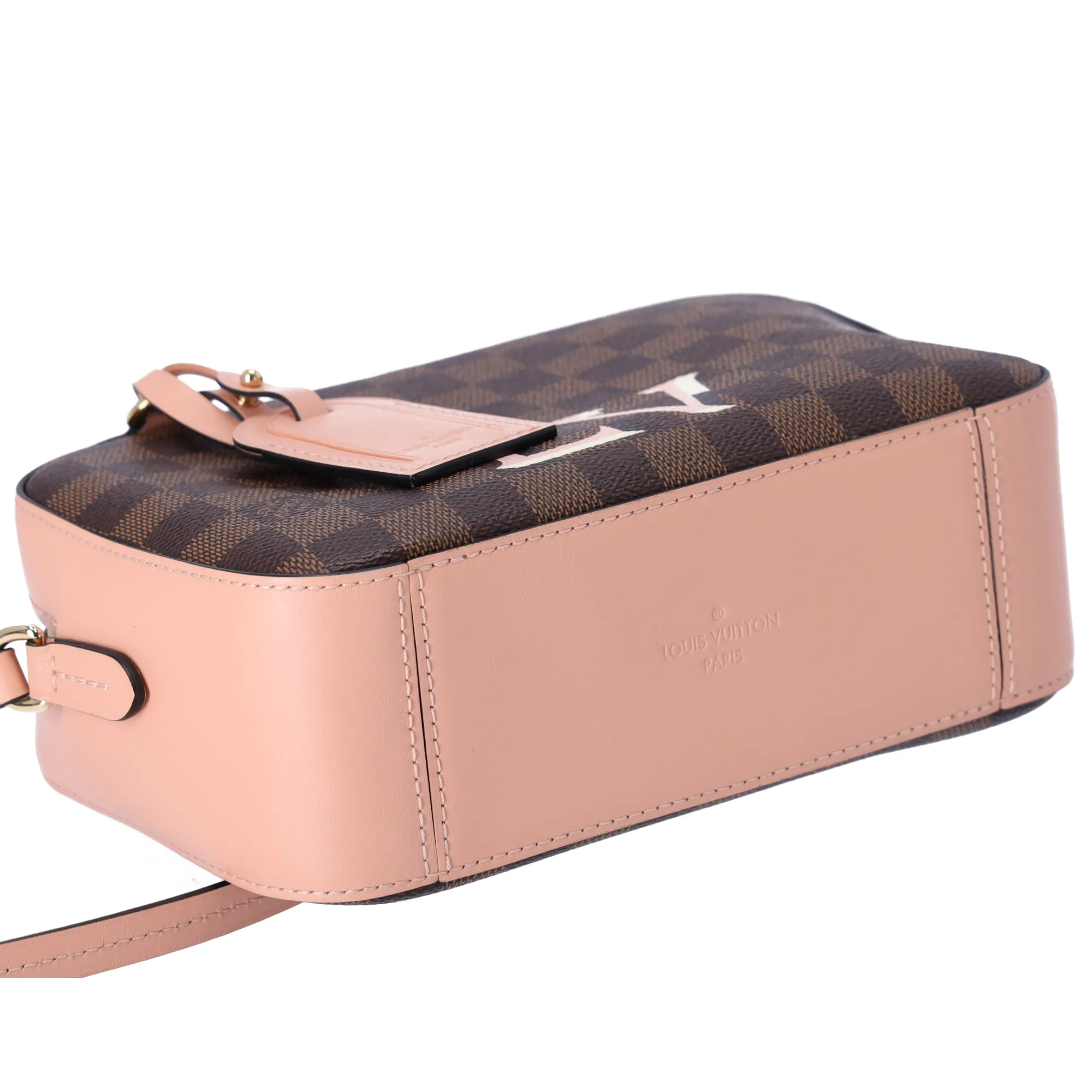 Louis Vuitton Santa Monica Damier Ebene Shoulder Bag N40179 Venus Pink sold by Gaby's Bags product image thumbnail 5