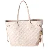 Louis Vuitton Neverfull MM Monogram Empreinte Tote Bag M46231 Beige sold by Gaby's Bags