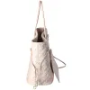 Louis Vuitton Neverfull MM Monogram Empreinte Tote Bag M46231 Beige sold by Gaby's Bags