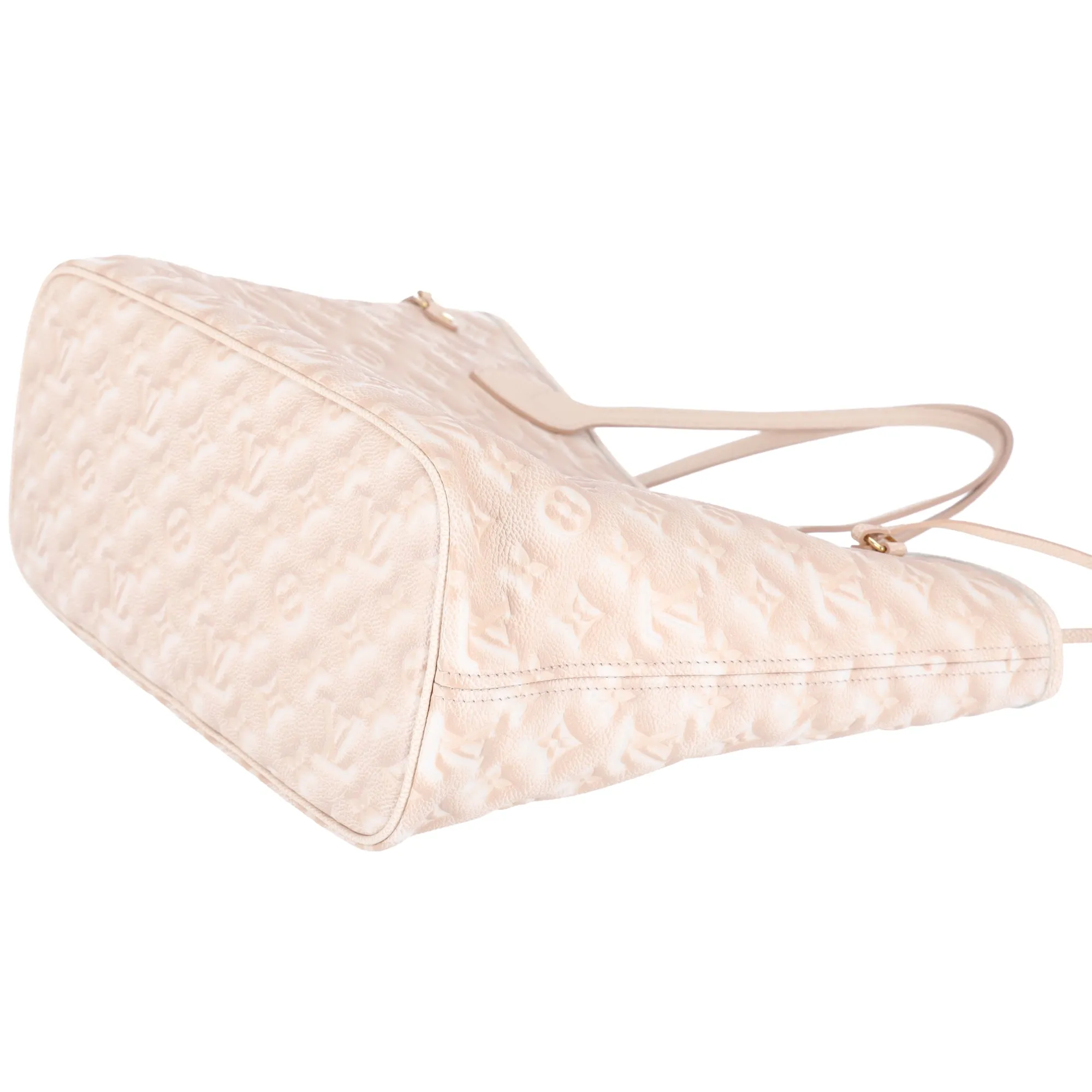 Louis Vuitton Neverfull MM Monogram Empreinte Tote Bag M46231 Beige sold by Gaby's Bags product image thumbnail 5