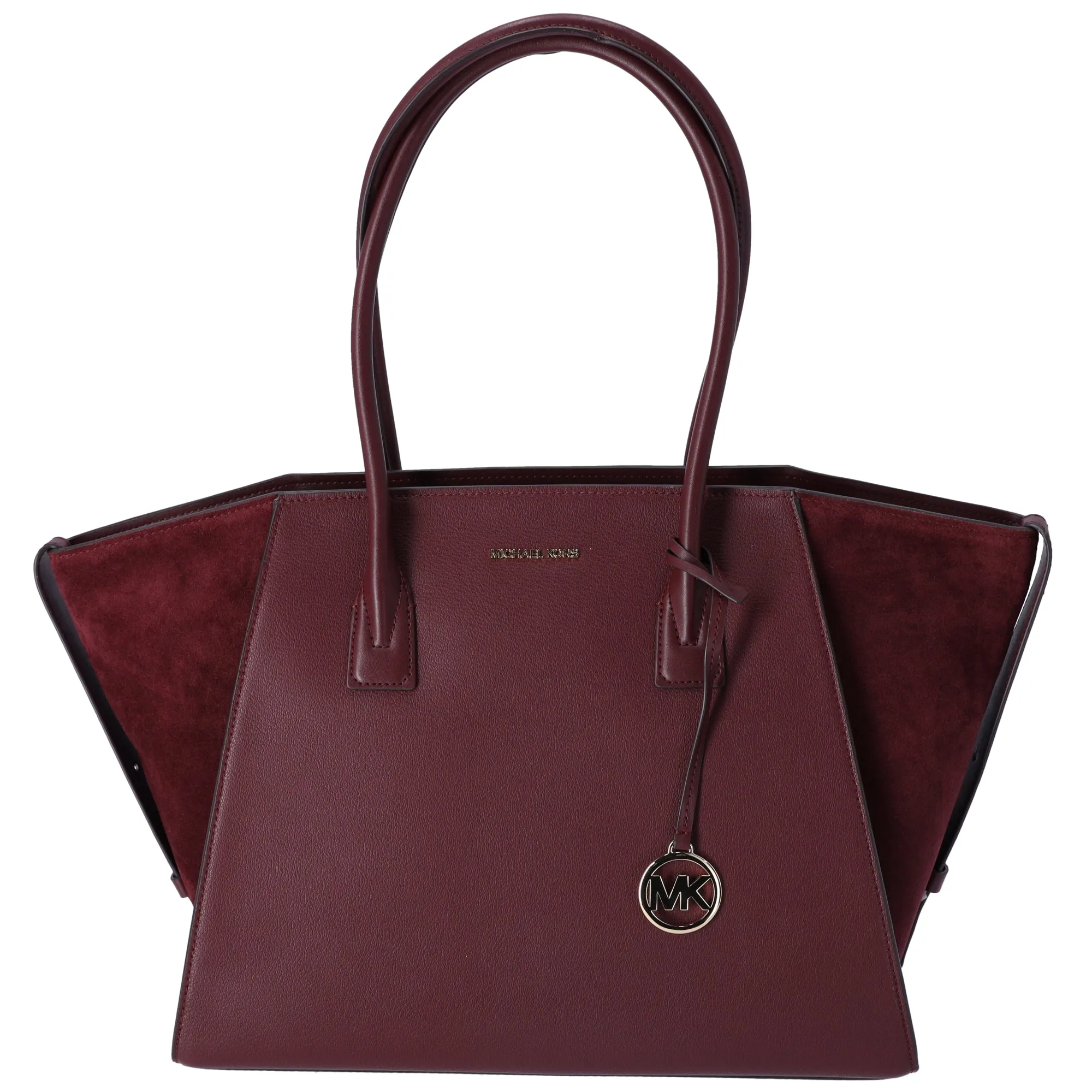 Michael Kors Avril XL Extra Large Top Zip Tote Shoulder Leather Bag Oxblood sold by Gaby's Bags