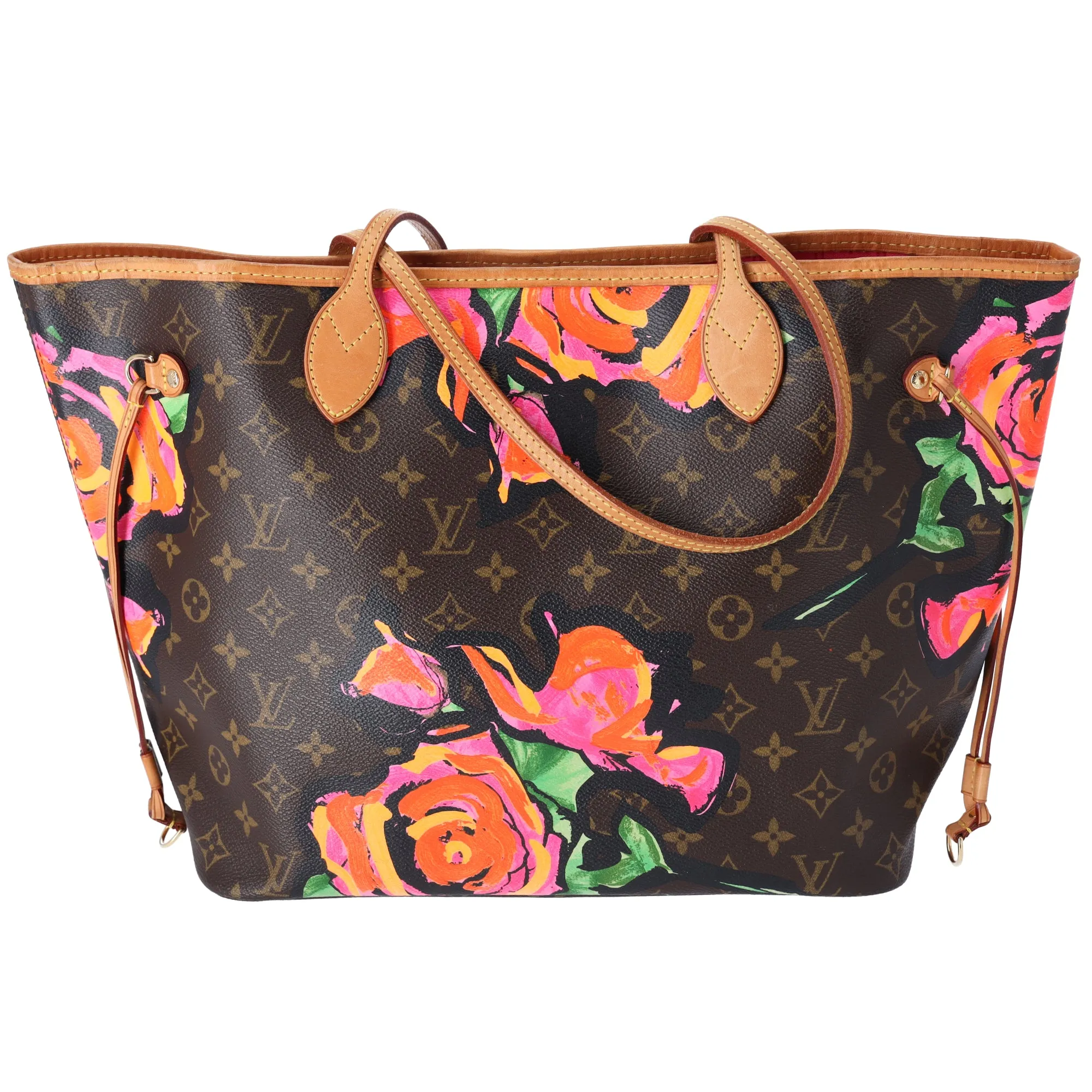 Louis Vuitton Neverfull MM Monogram Rose Tote Bag M48613 Brown Pink sold by Gaby's Bags product image thumbnail 4