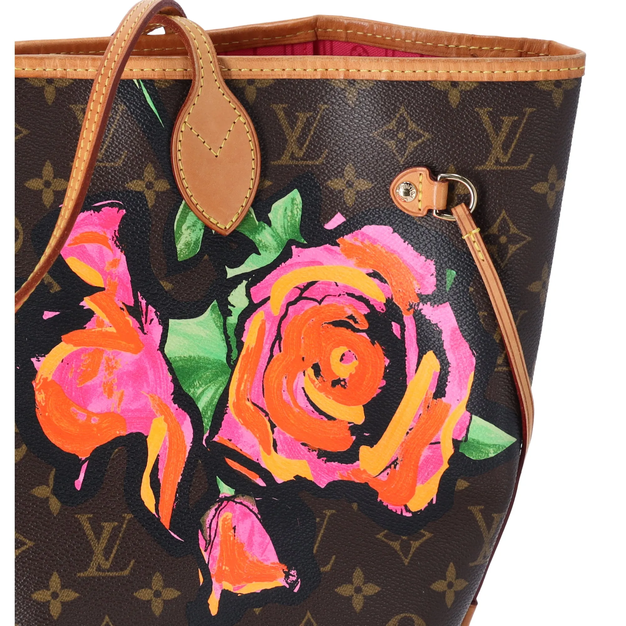 Louis Vuitton Neverfull MM Monogram Rose Tote Bag M48613 Brown Pink sold by Gaby's Bags product image thumbnail 2