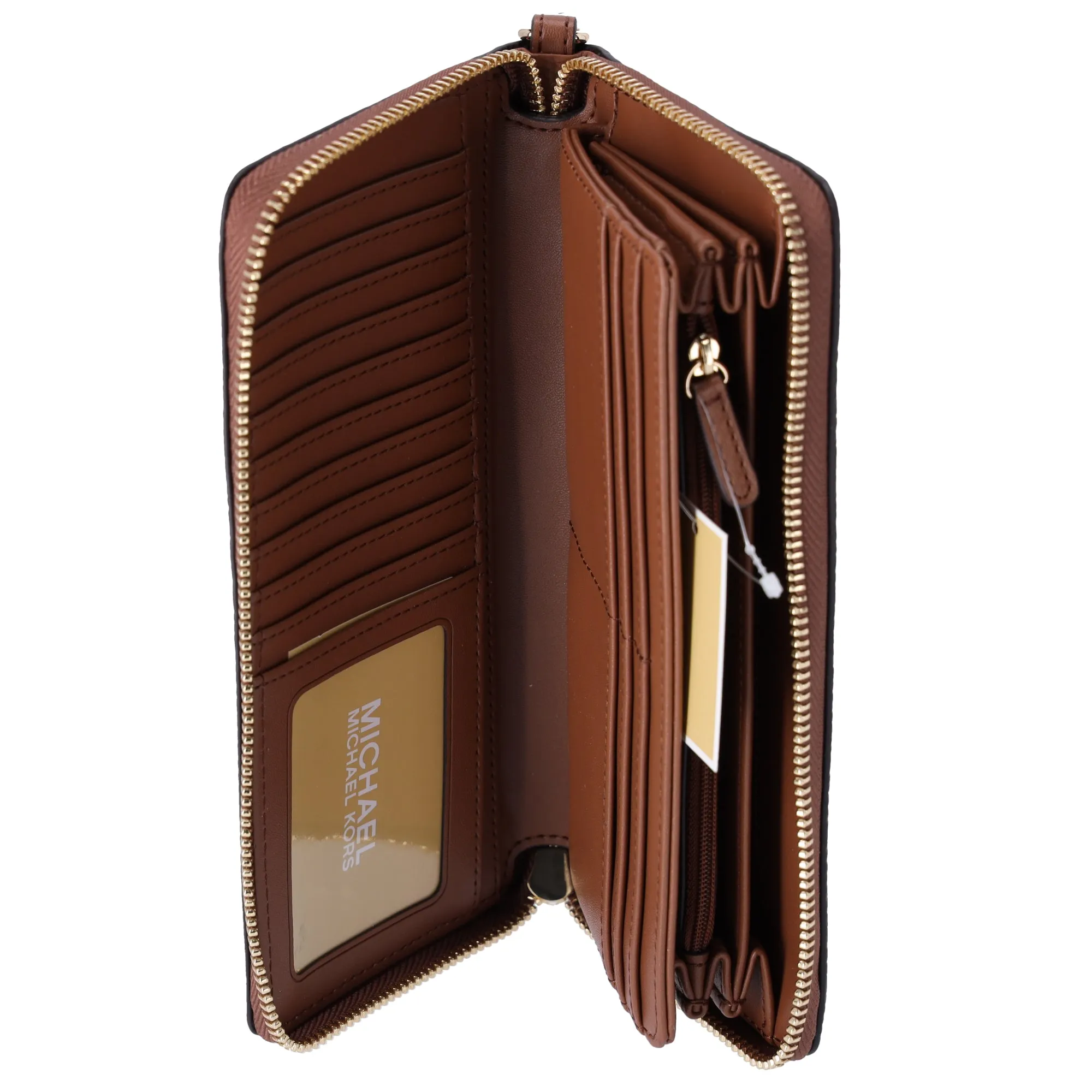 Michael Kors Jet Set Travel Large Continental Pebbled Leather Wallet Luggage sold by Gaby's Bags product image thumbnail 5