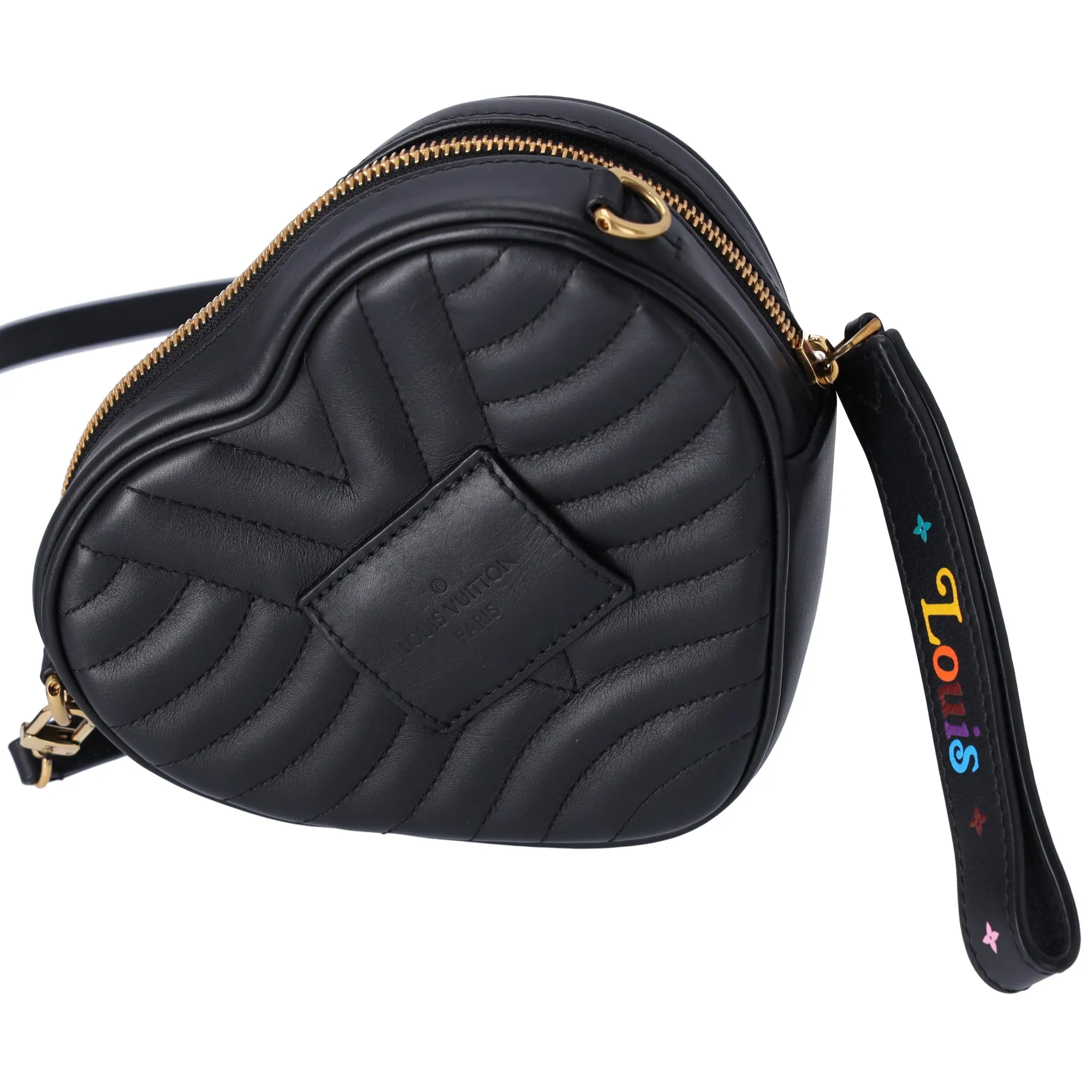 Louis Vuitton New Wave Heart Bag Crossbody Handbag M52796 Black sold by Gaby's Bags product image thumbnail 3