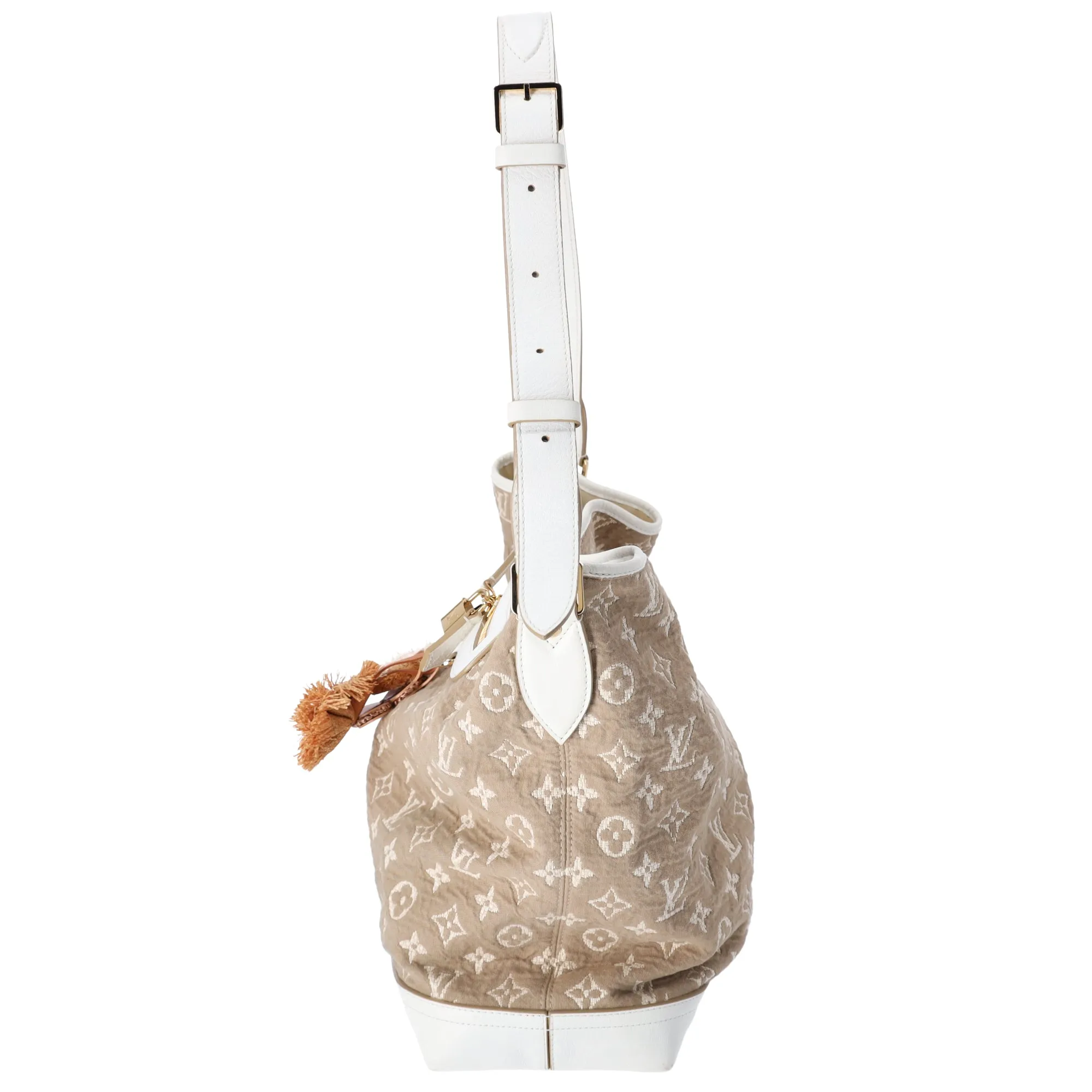 Louis Vuitton Buzas Monogram Sabbia Shoulder Bag M93499 Blanc Tan sold by Gaby's Bags product image thumbnail 5