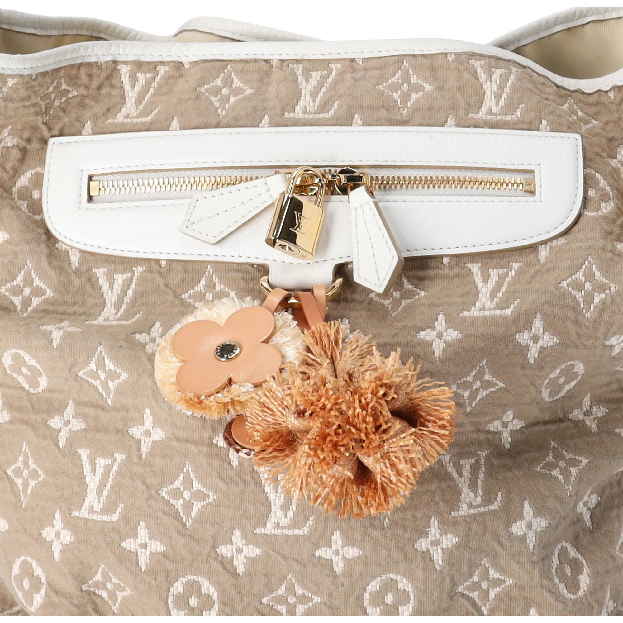 Louis Vuitton Buzas Monogram Sabbia Shoulder Bag M93499 Blanc Tan sold by Gaby's Bags product image thumbnail 2