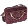 Michael Kors Jet Set East West Chain Crossbody Metallic Oxblood Multi sold by Gaby's Bags