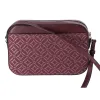 Michael Kors Jet Set East West Chain Crossbody Metallic Oxblood Multi sold by Gaby's Bags