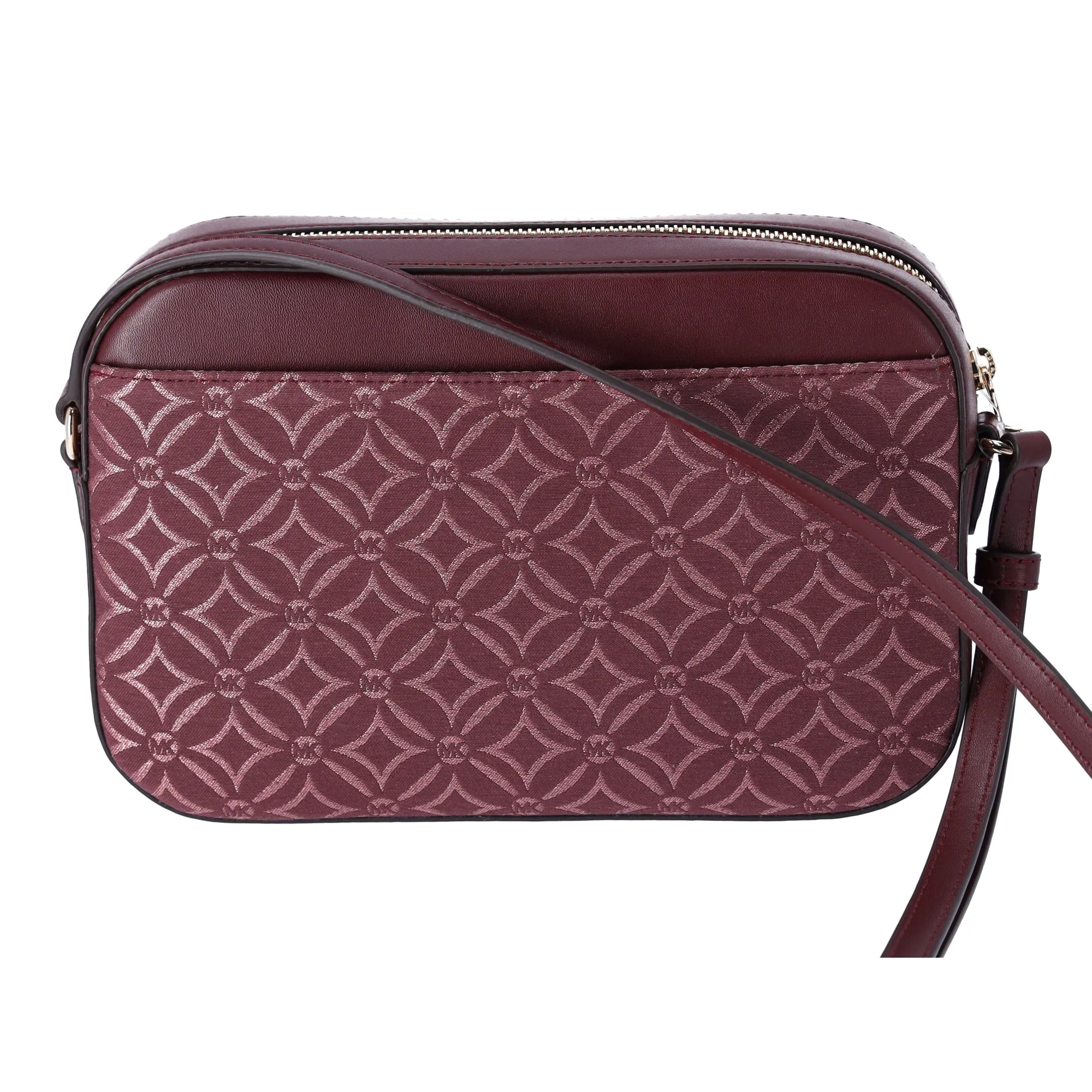 Michael Kors Jet Set East West Chain Crossbody Metallic Oxblood Multi sold by Gaby's Bags product image thumbnail 4