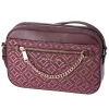 Michael Kors Jet Set East West Chain Crossbody Metallic Oxblood Multi sold by Gaby's Bags