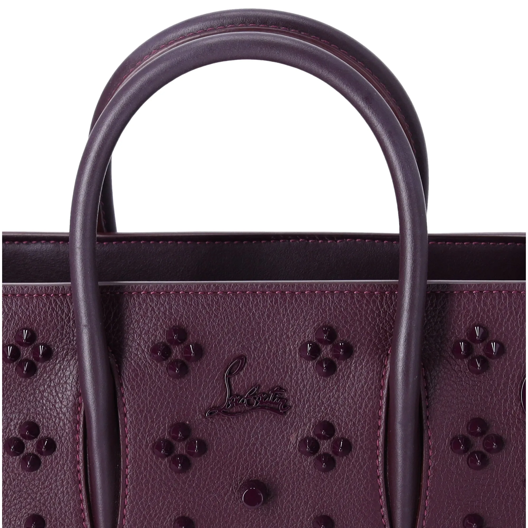 Christian Louboutin Paloma S Baguette Handbag Burgundy Leather sold by Gaby's Bags product image thumbnail 2