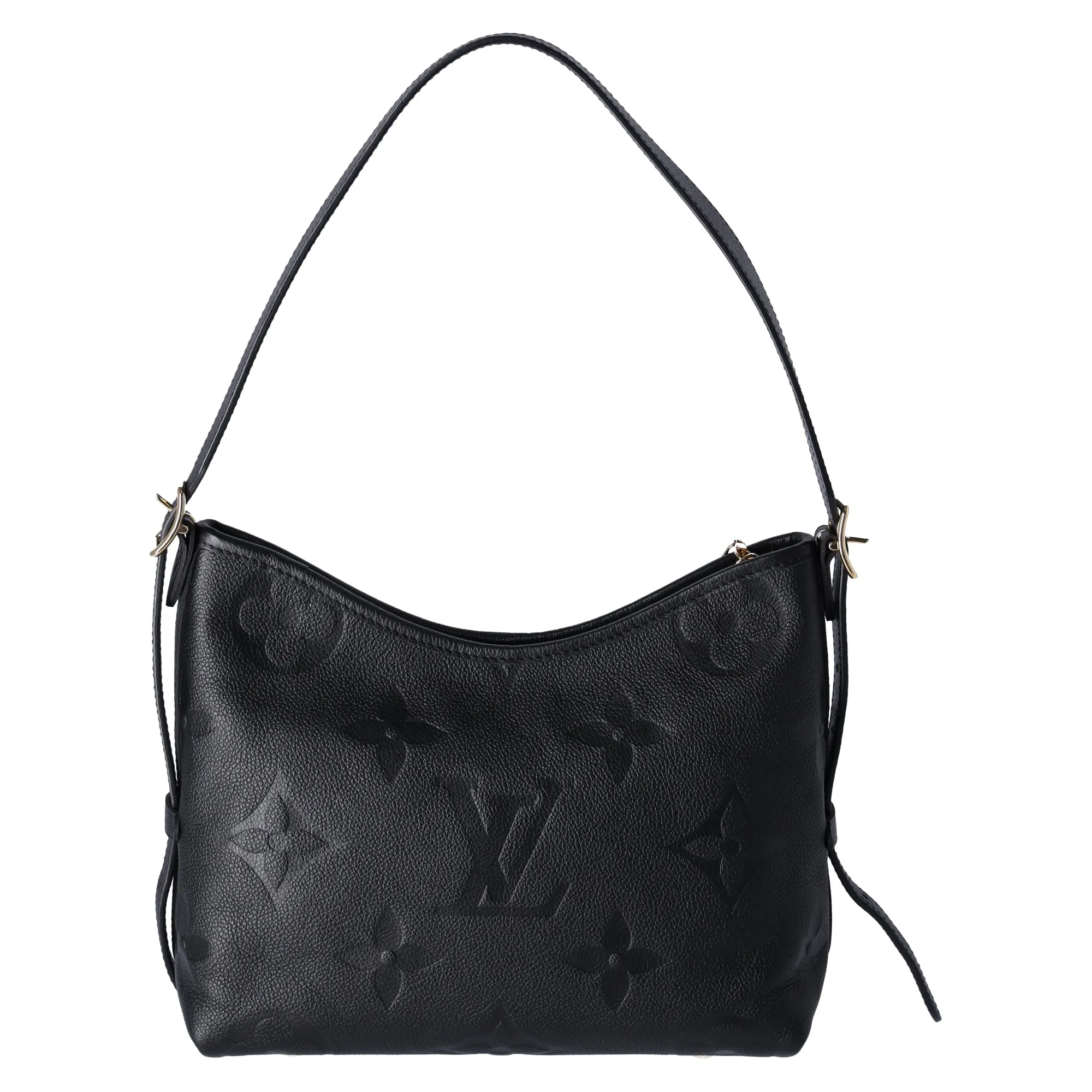 Louis Vuitton Carryall Zip NM PM Hobo M46288 Noir Monogram Empreinte + Pouch sold by Gaby's Bags product image thumbnail 5