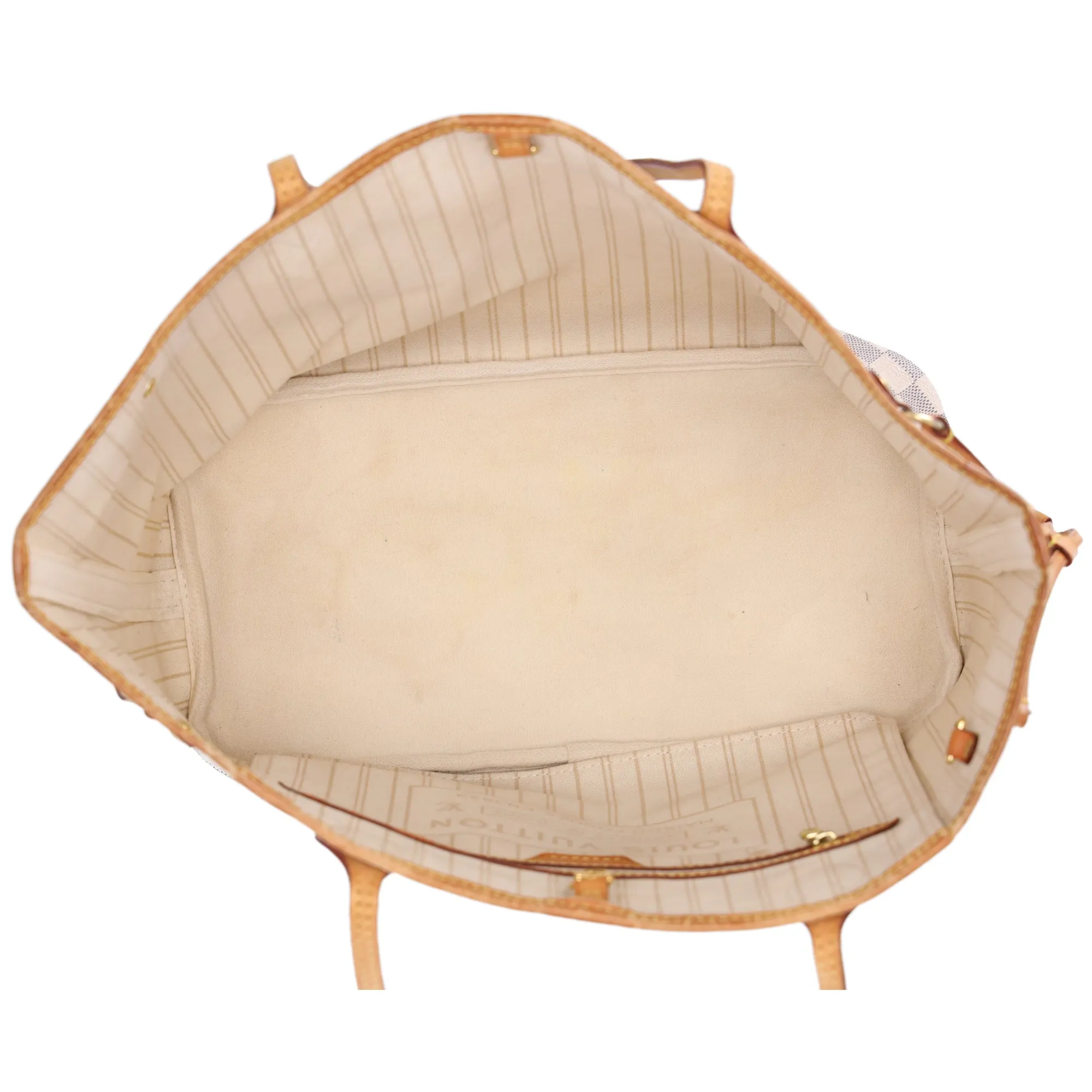 Louis Vuitton Neverfull MM Damier Tote Bag N41361 Azur Damier Canvas + Pouch sold by Gaby's Bags product image thumbnail 2