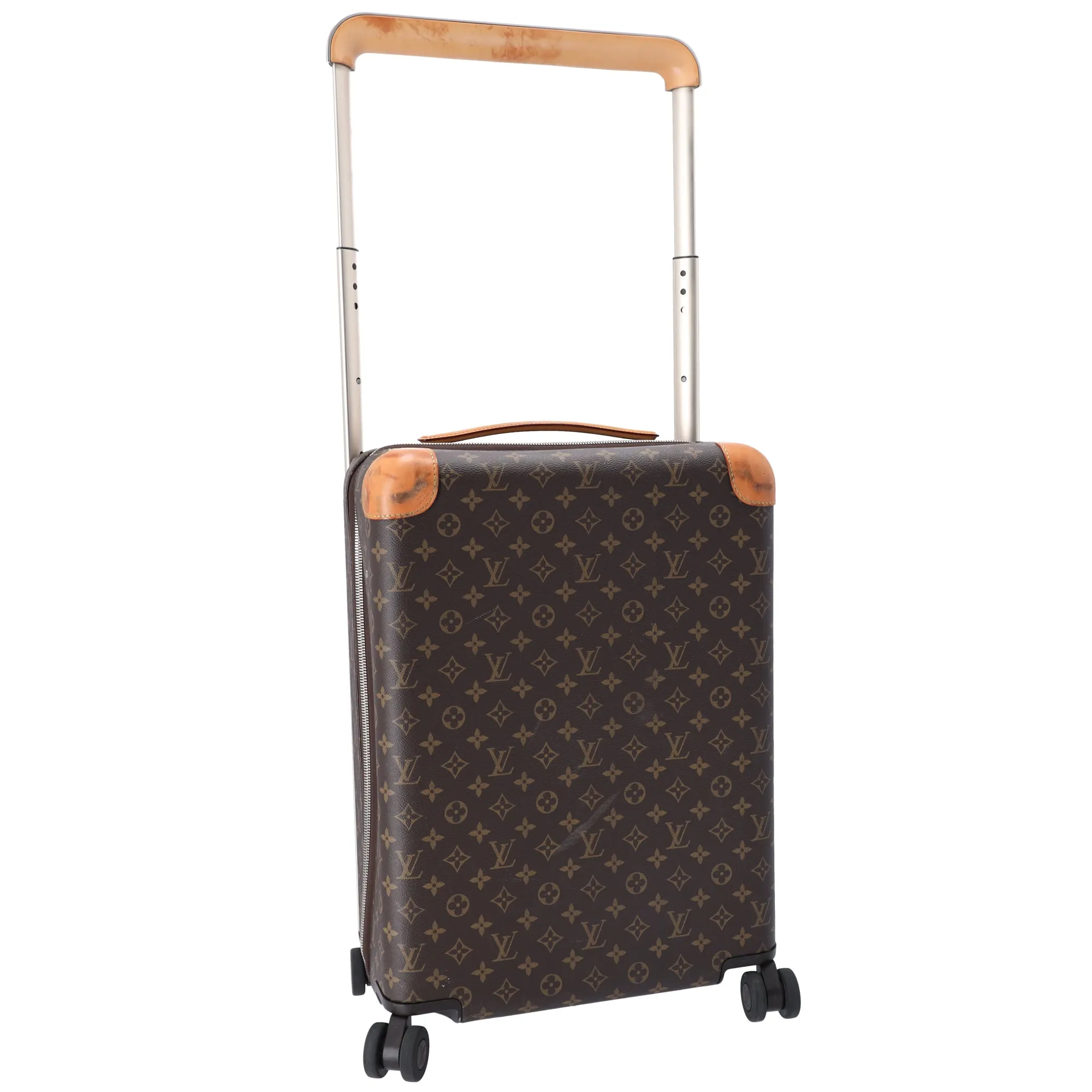 Louis Vuitton Horizon 50 Monogram Suitcase Carry on M23209 Brown Gold sold by Gaby's Bags