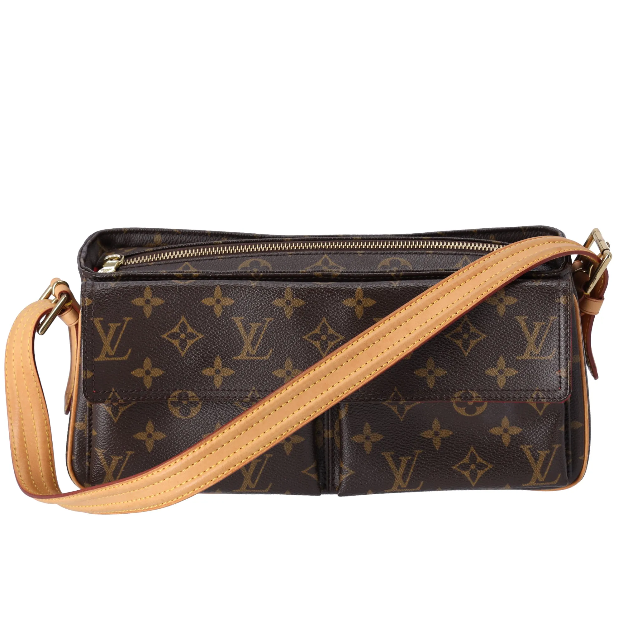 Louis Vuitton Viva Cite MM Monogram Shoulder Bag M51164 Brown sold by Gaby's Bags