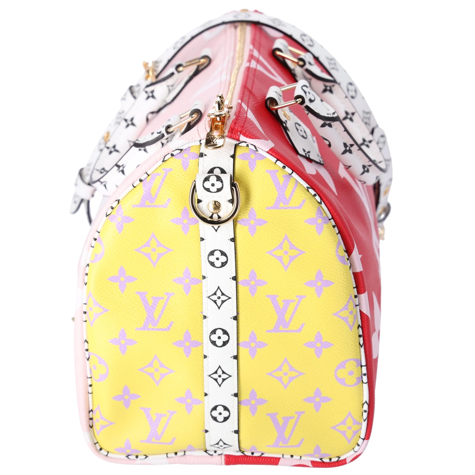 Louis Vuitton Speedy Bandouliere 30 Giant Monogram Handbag M44573 Rouge Pink sold by Gaby's Bags product image thumbnail 2