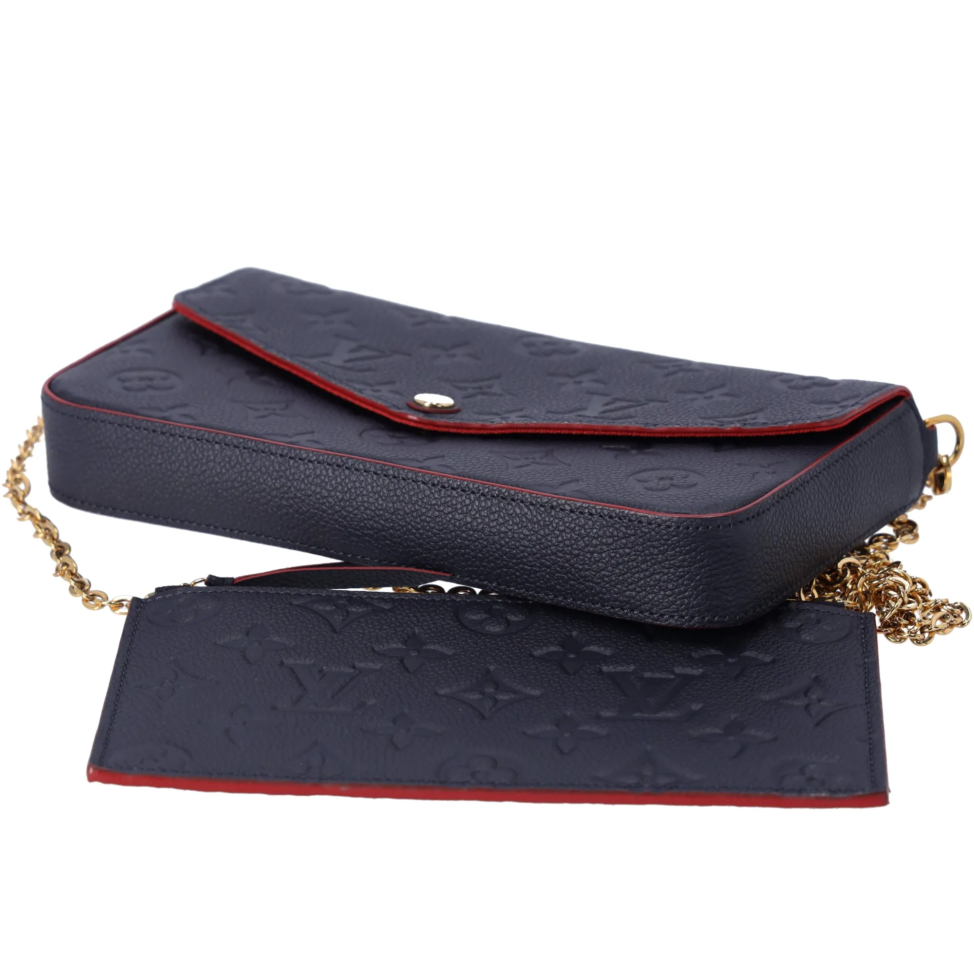 Louis Vuitton Pouchette Felice Monogram Empreinte Crossbody Marine Rouge sold by Gaby's Bags product image thumbnail 2