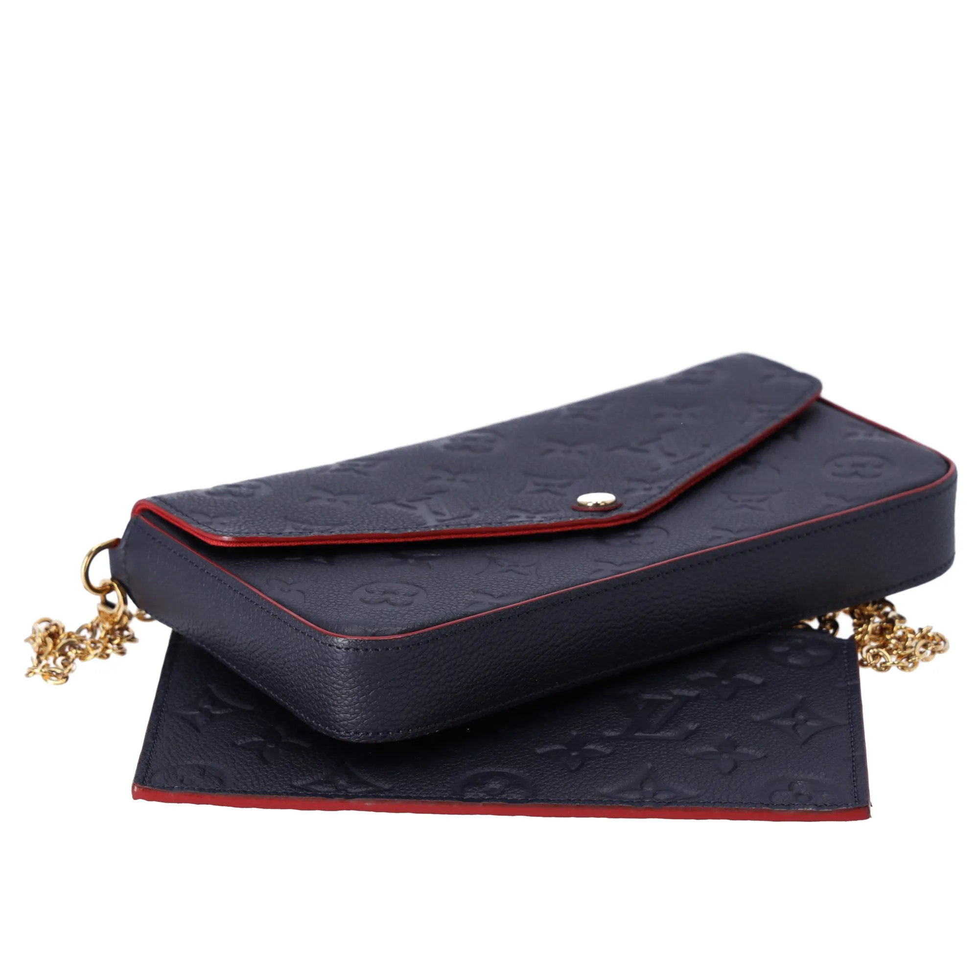 Louis Vuitton Pouchette Felice Monogram Empreinte Crossbody Marine Rouge sold by Gaby's Bags product image thumbnail 3